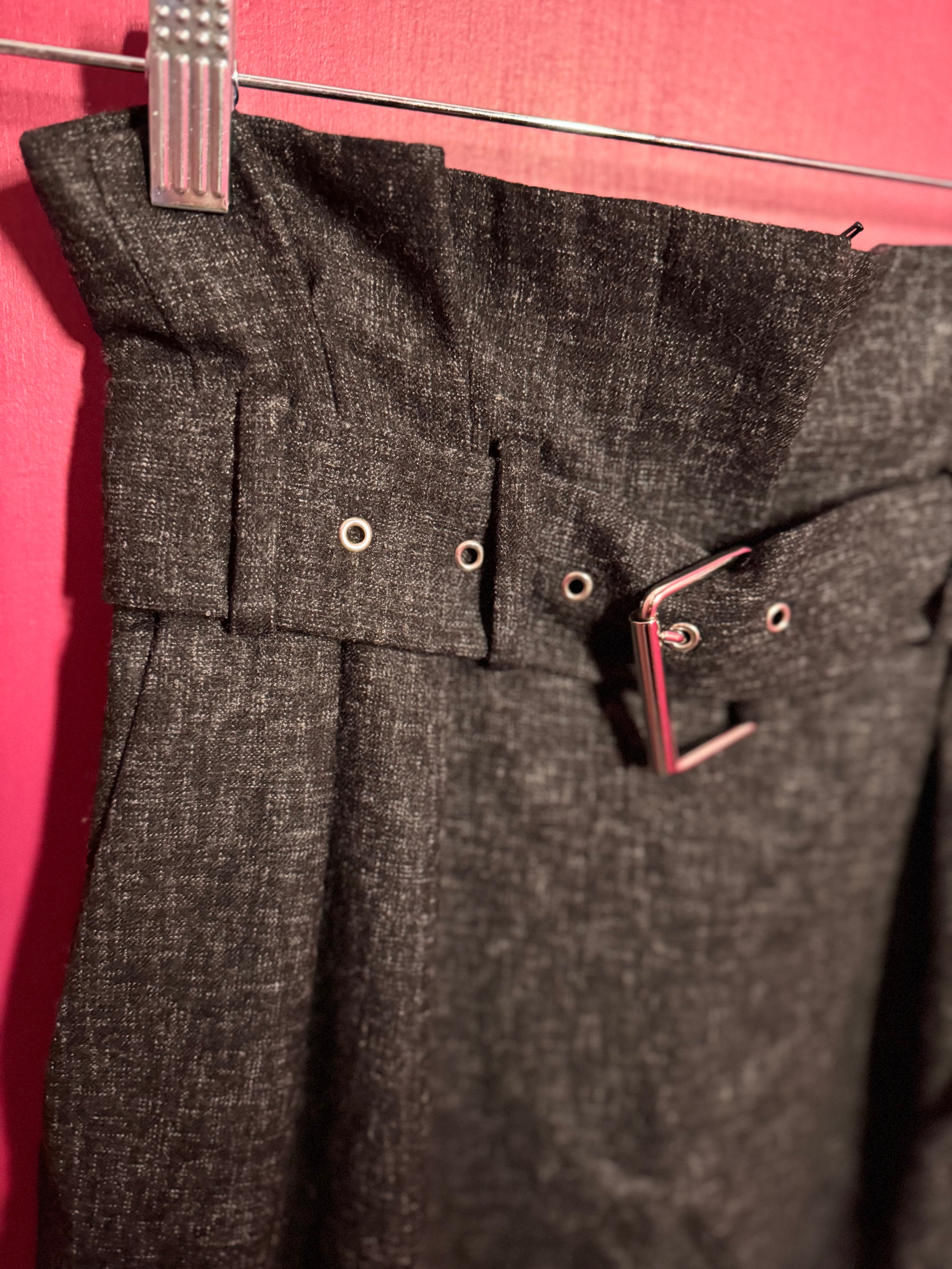 Pantalon en laine gris