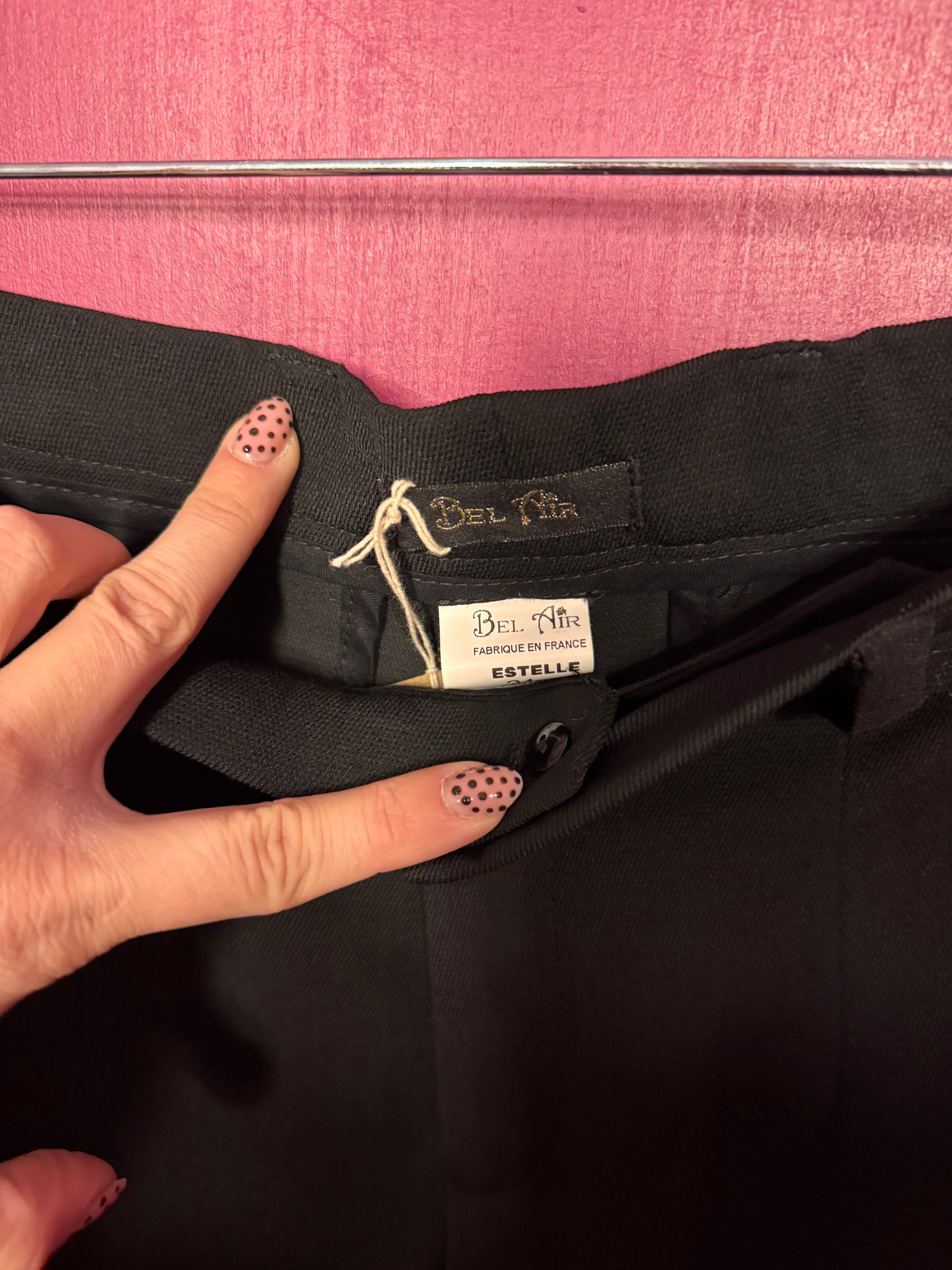 Pantalon fluide noir