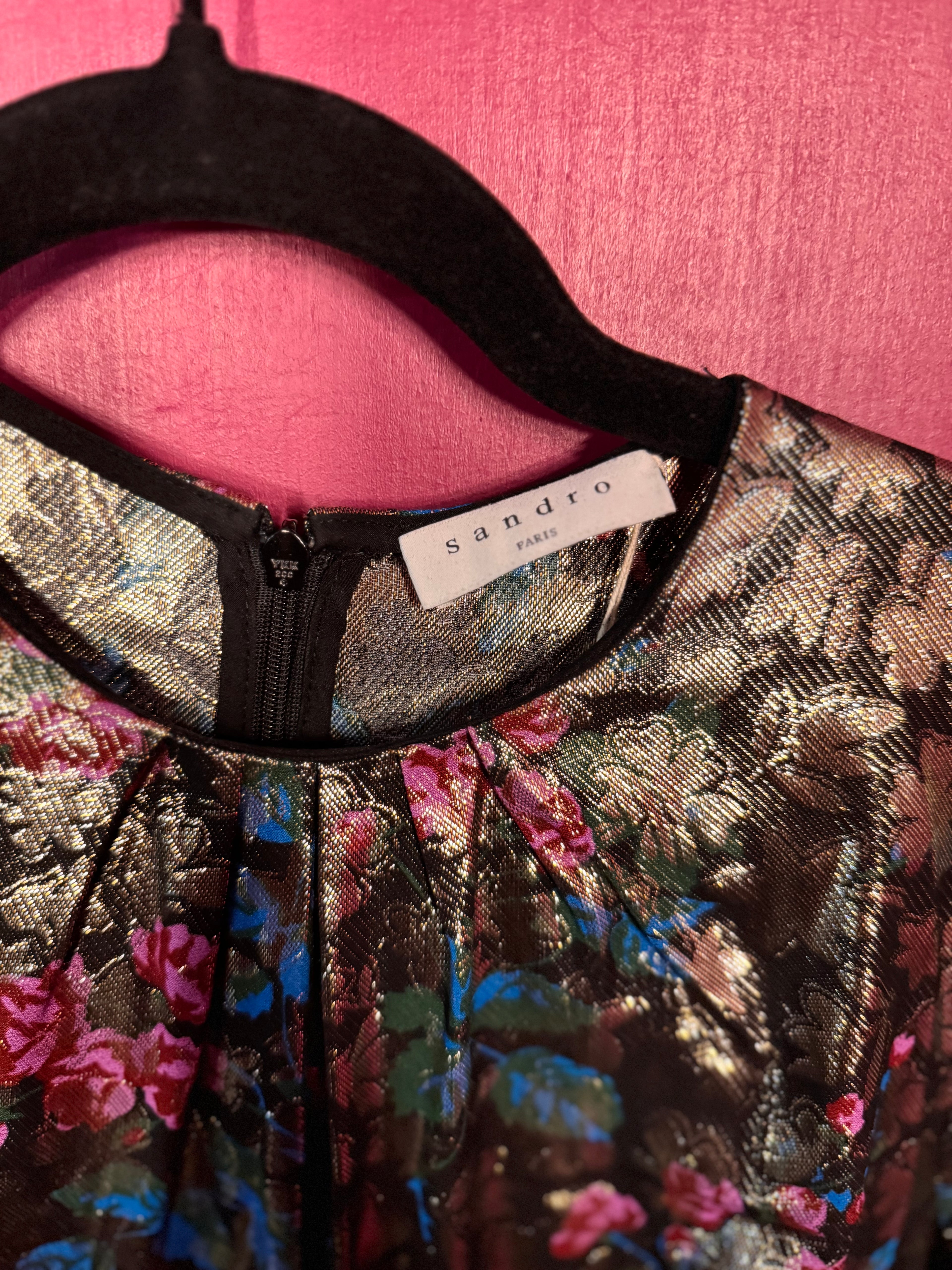 Robe longue multicolore