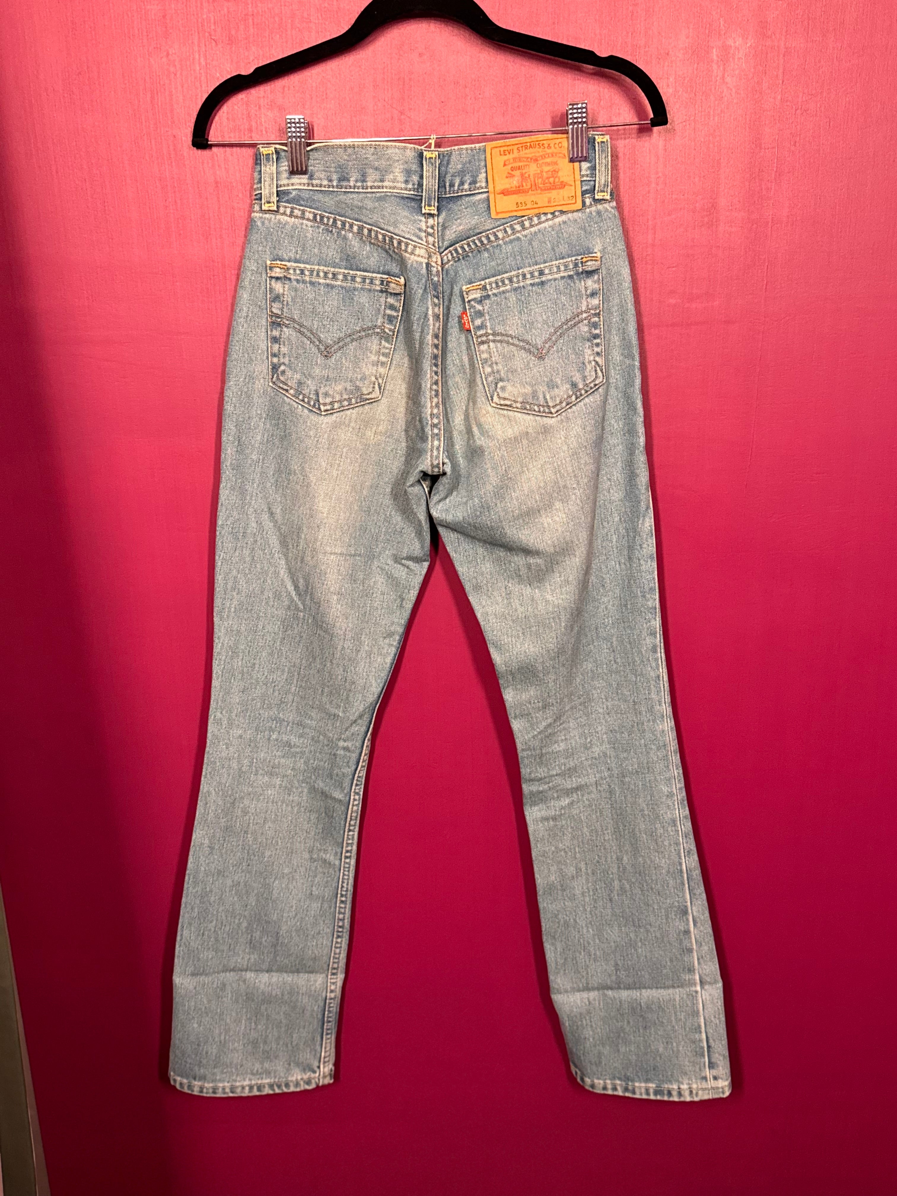 Jean droit bleu clair