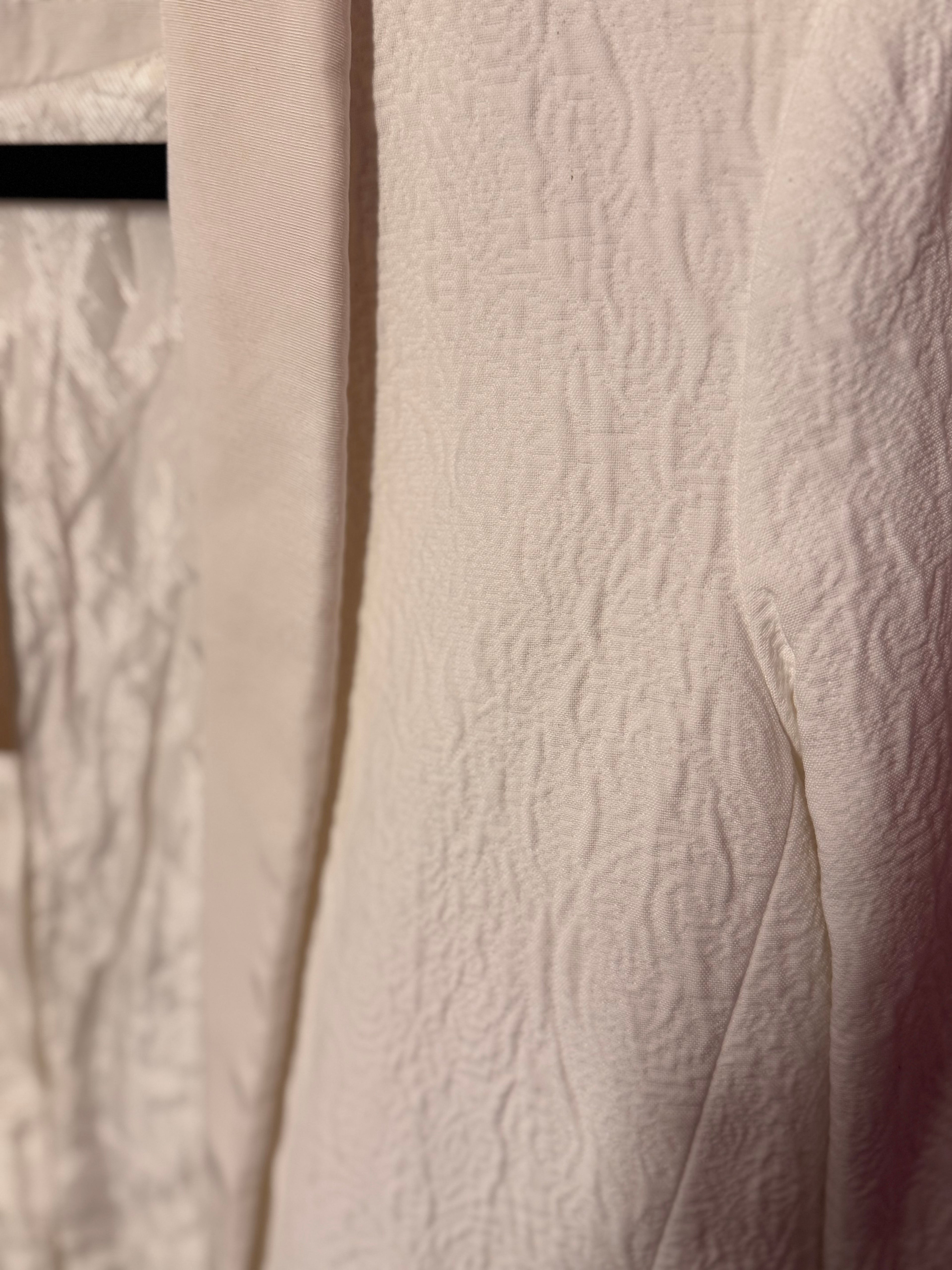 Blazer blanc texturé