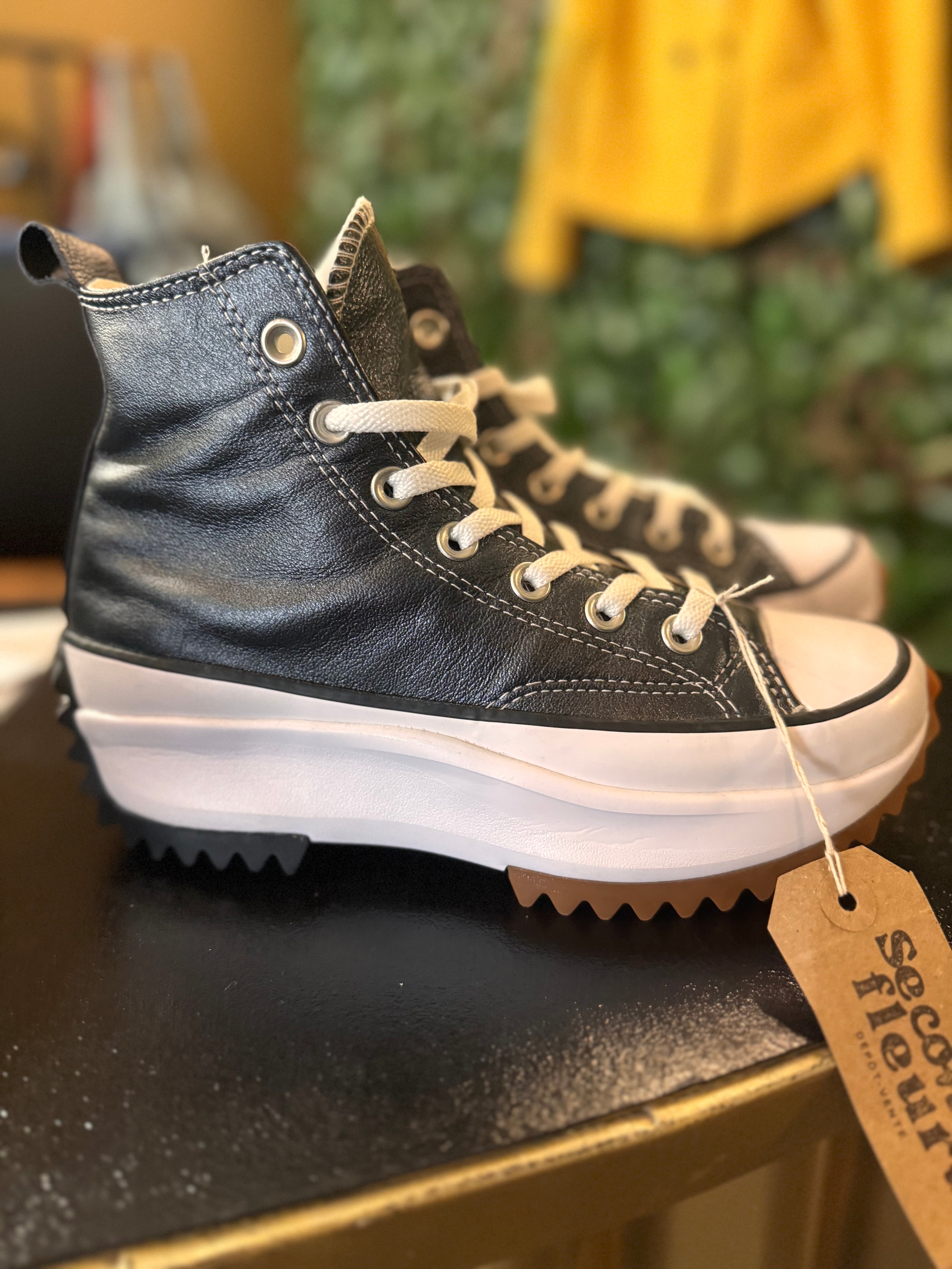 Baskets CONVERSE Run Star Hike Platform Foundational Leather