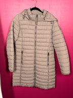 Doudoune kaki longue