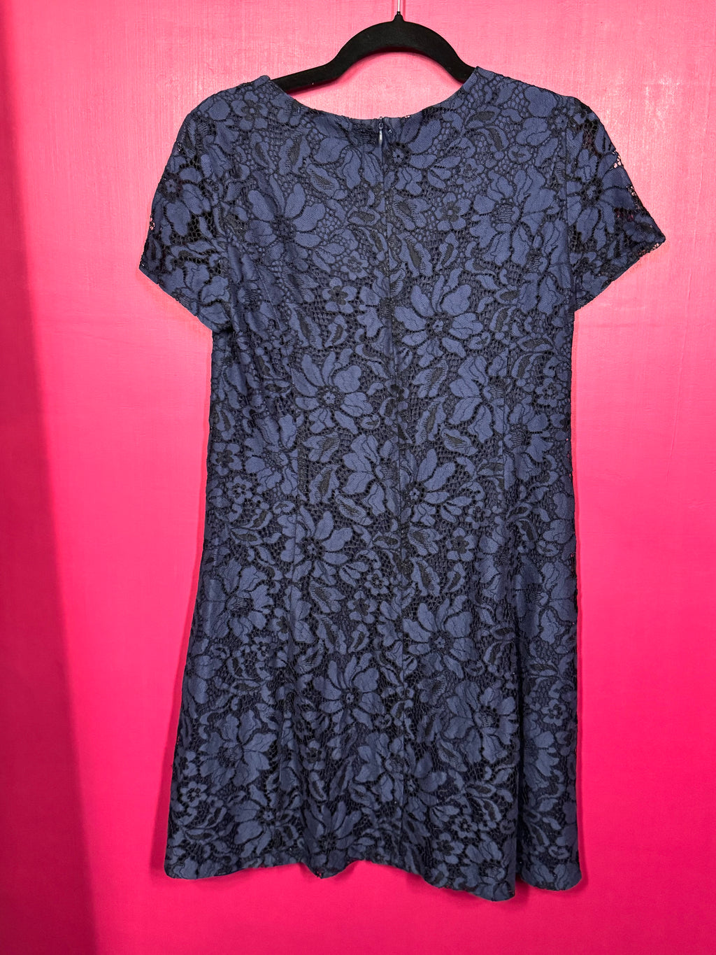 Robe mi-longue marine