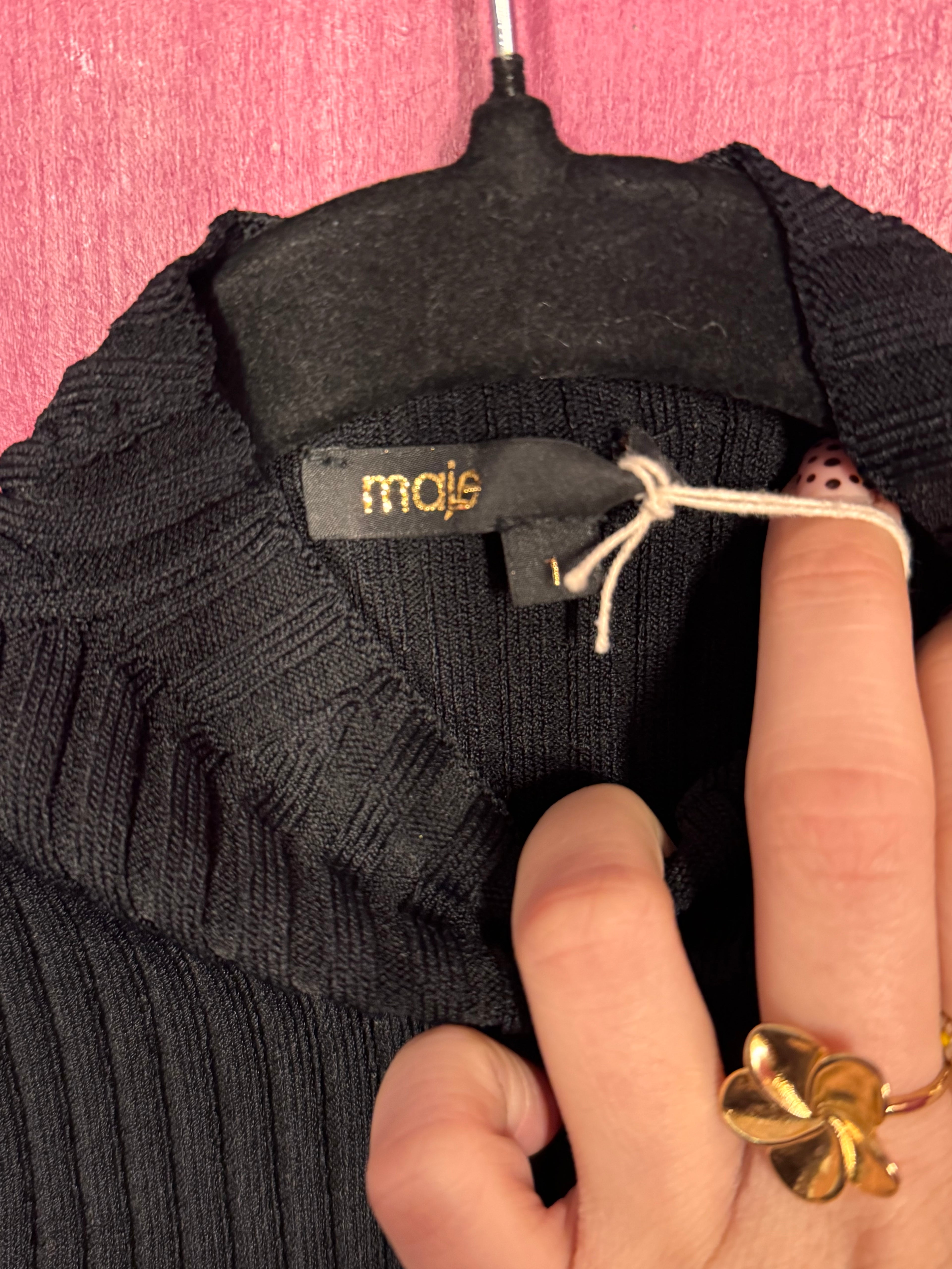 T-shirt noir stretch