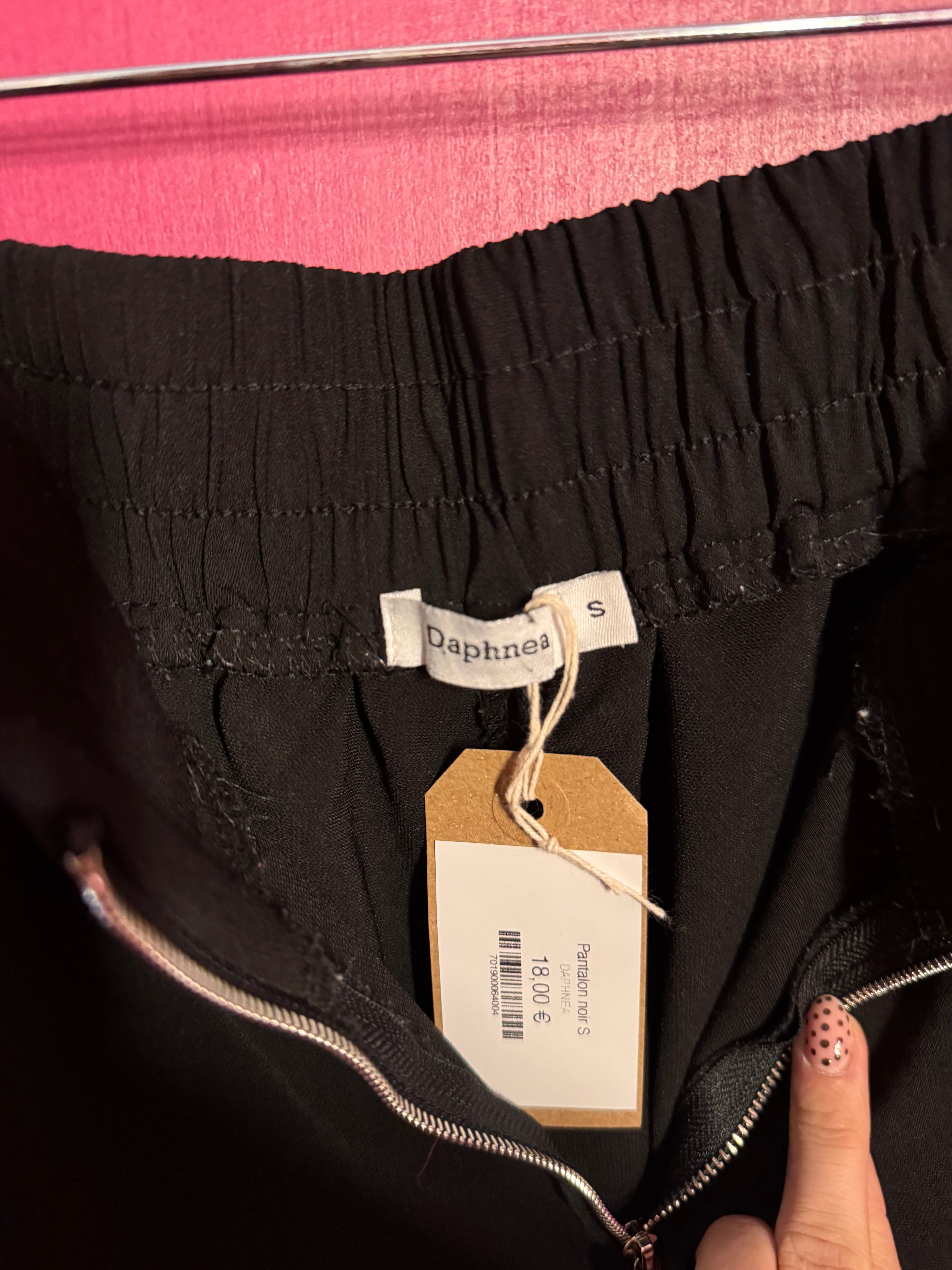 Pantalon fluide noir