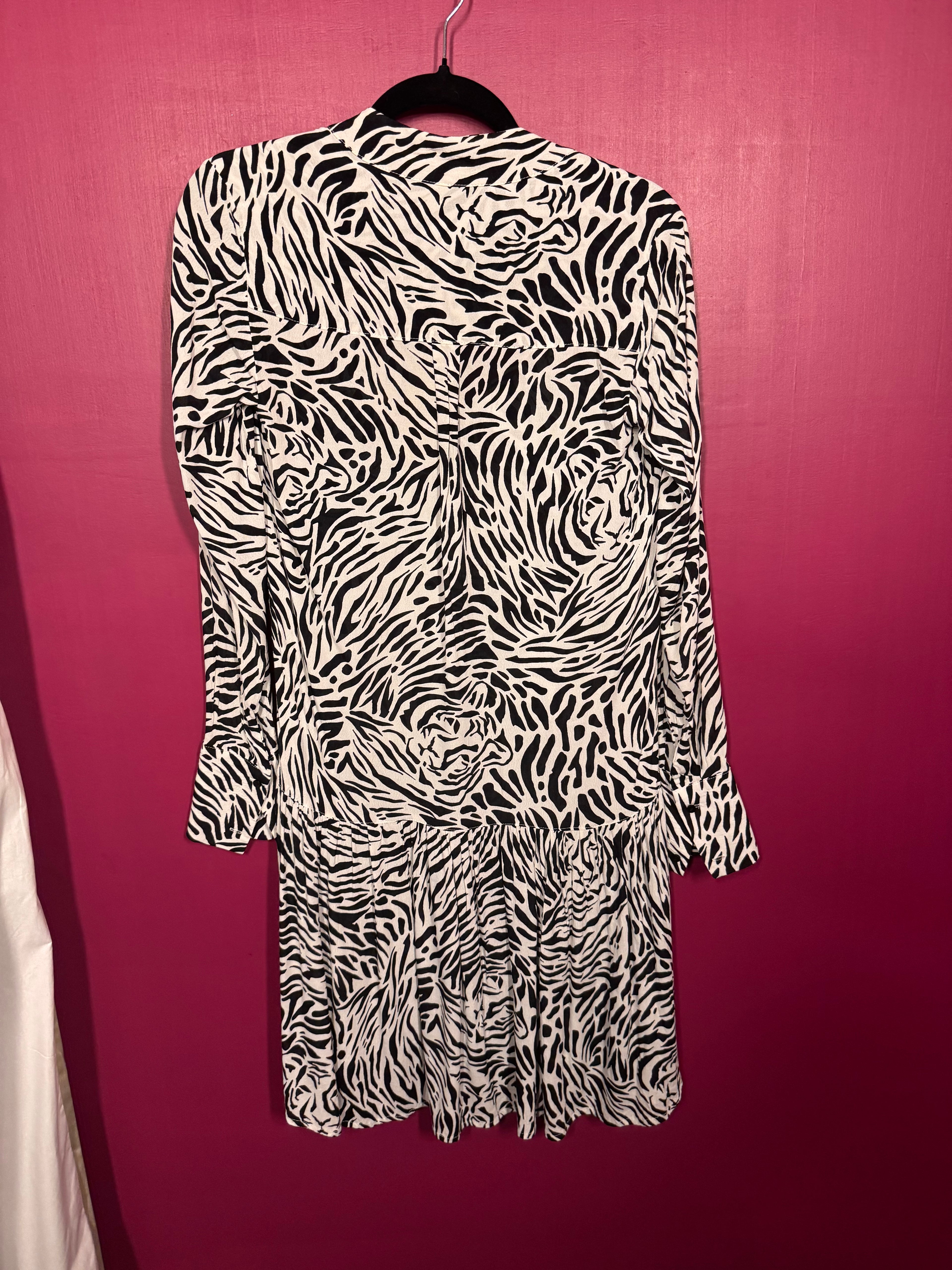 Robe imprimé animal noir / blanc