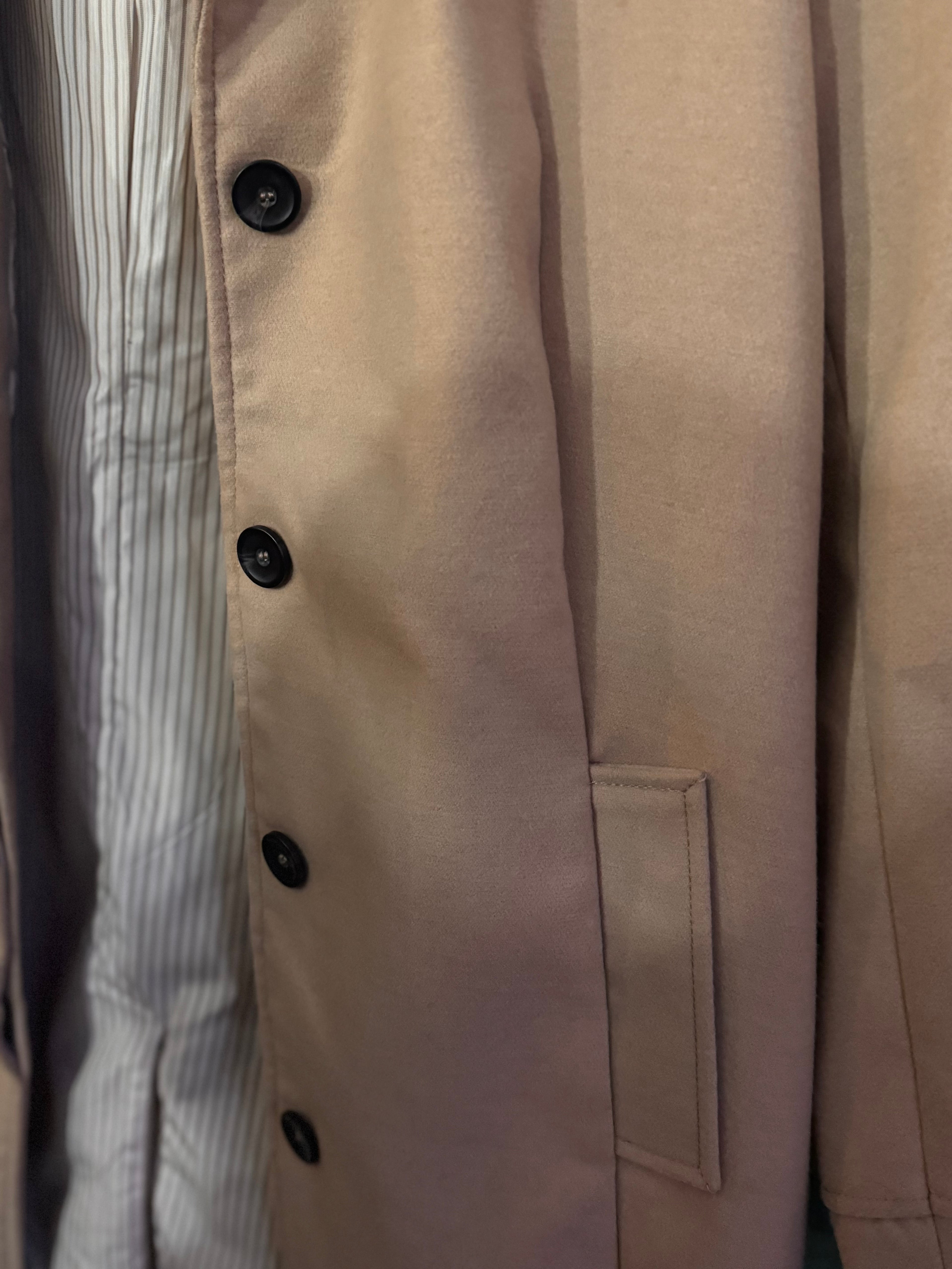 Manteau long beige