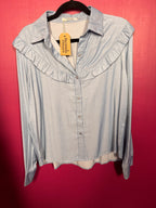 Blouse bleu jean