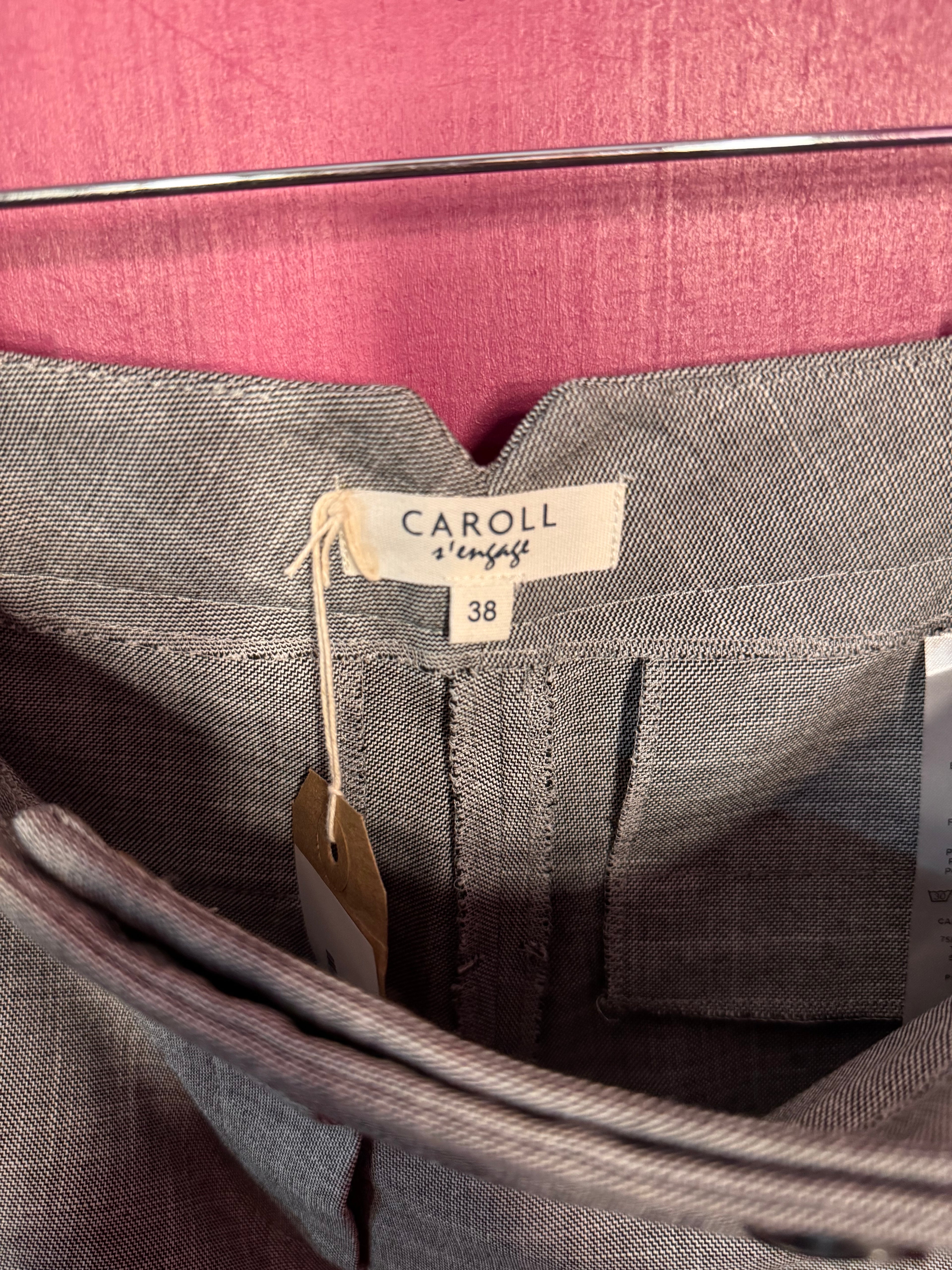 Pantalon tailleur gris