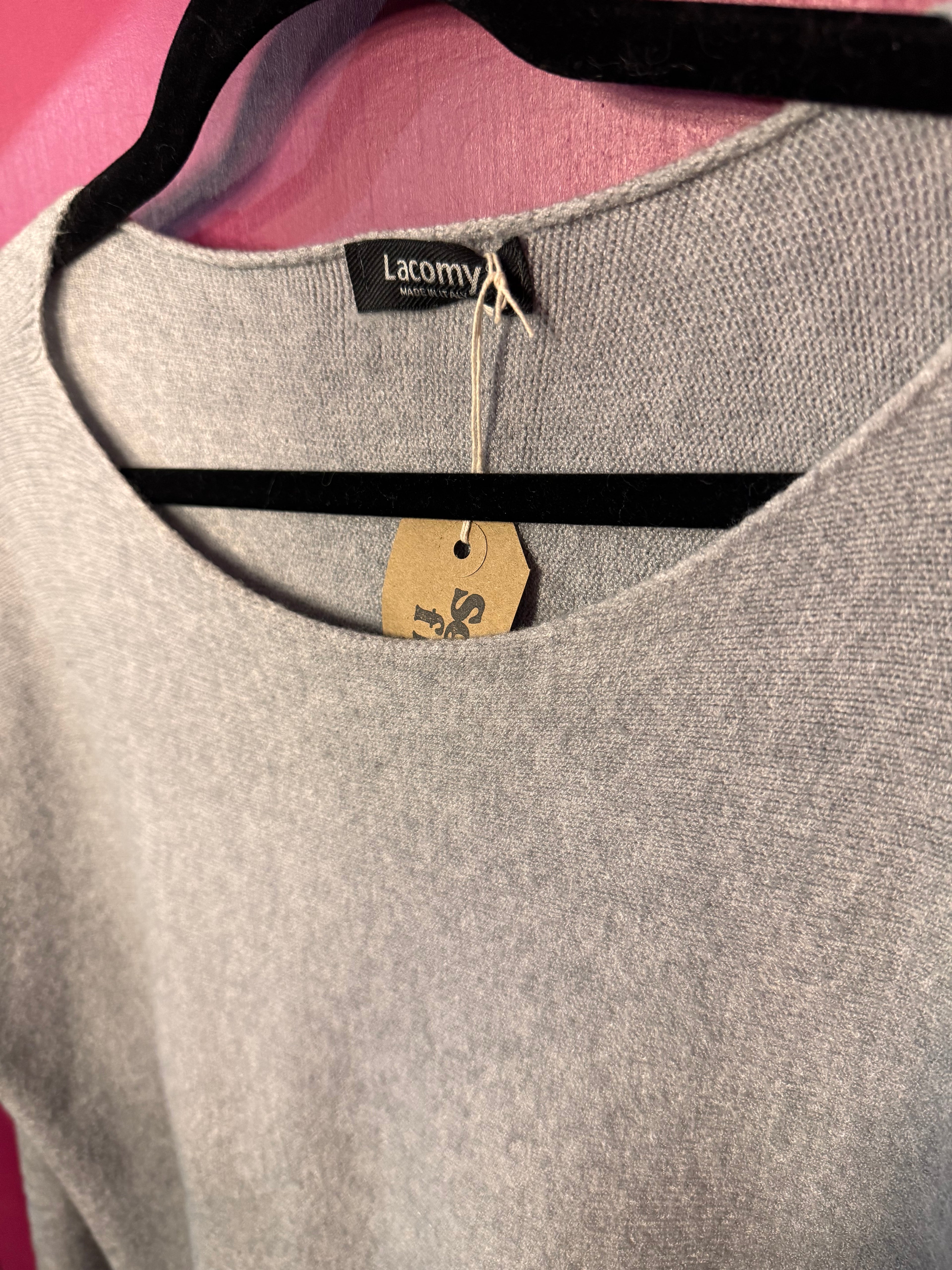 Pull gris manches 3/4