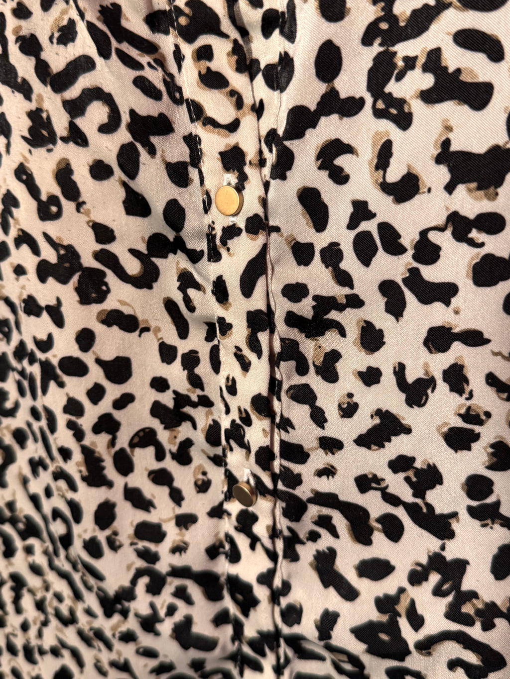 Blouse manches courtes léopard
