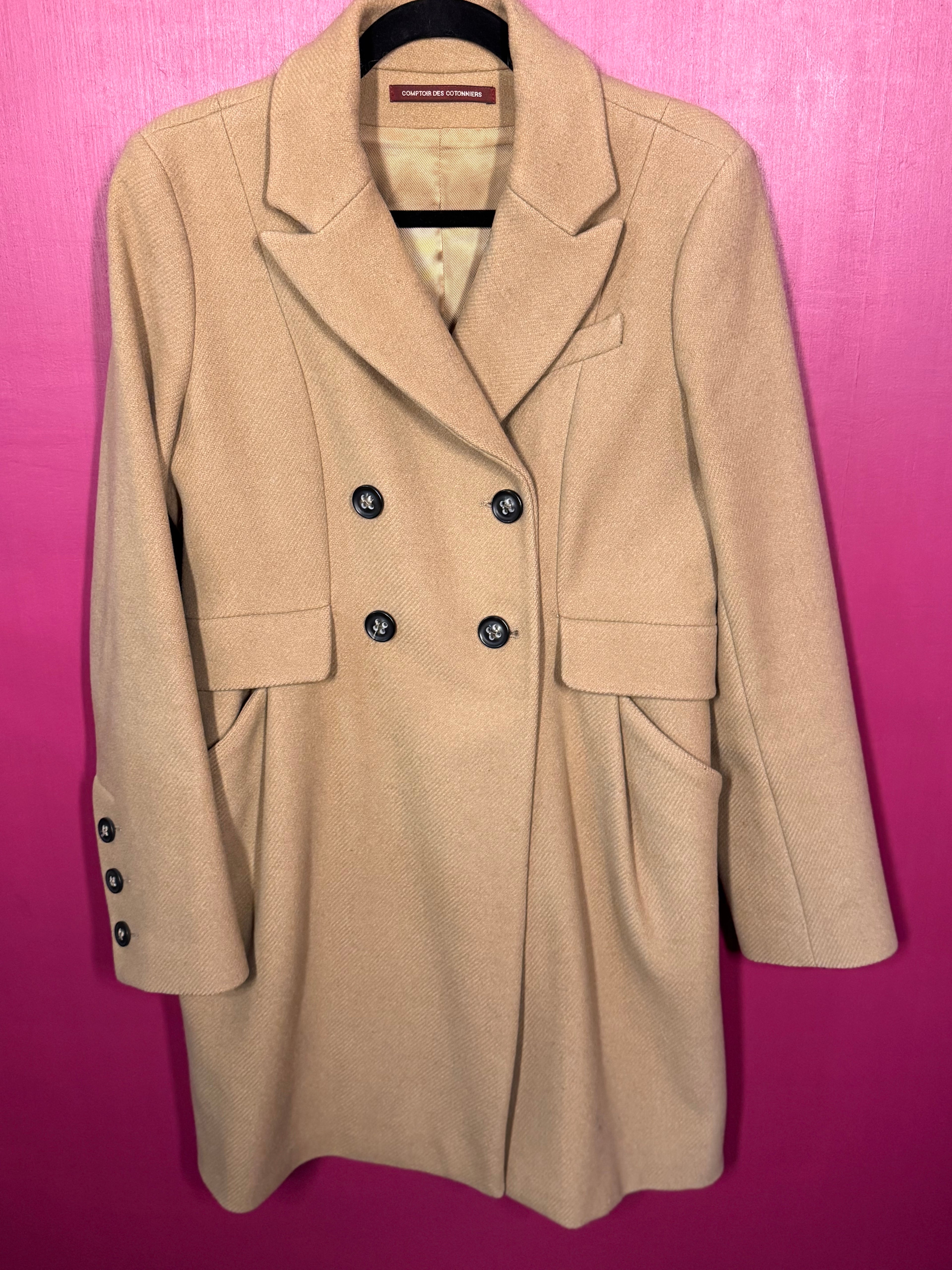 Manteau long beige