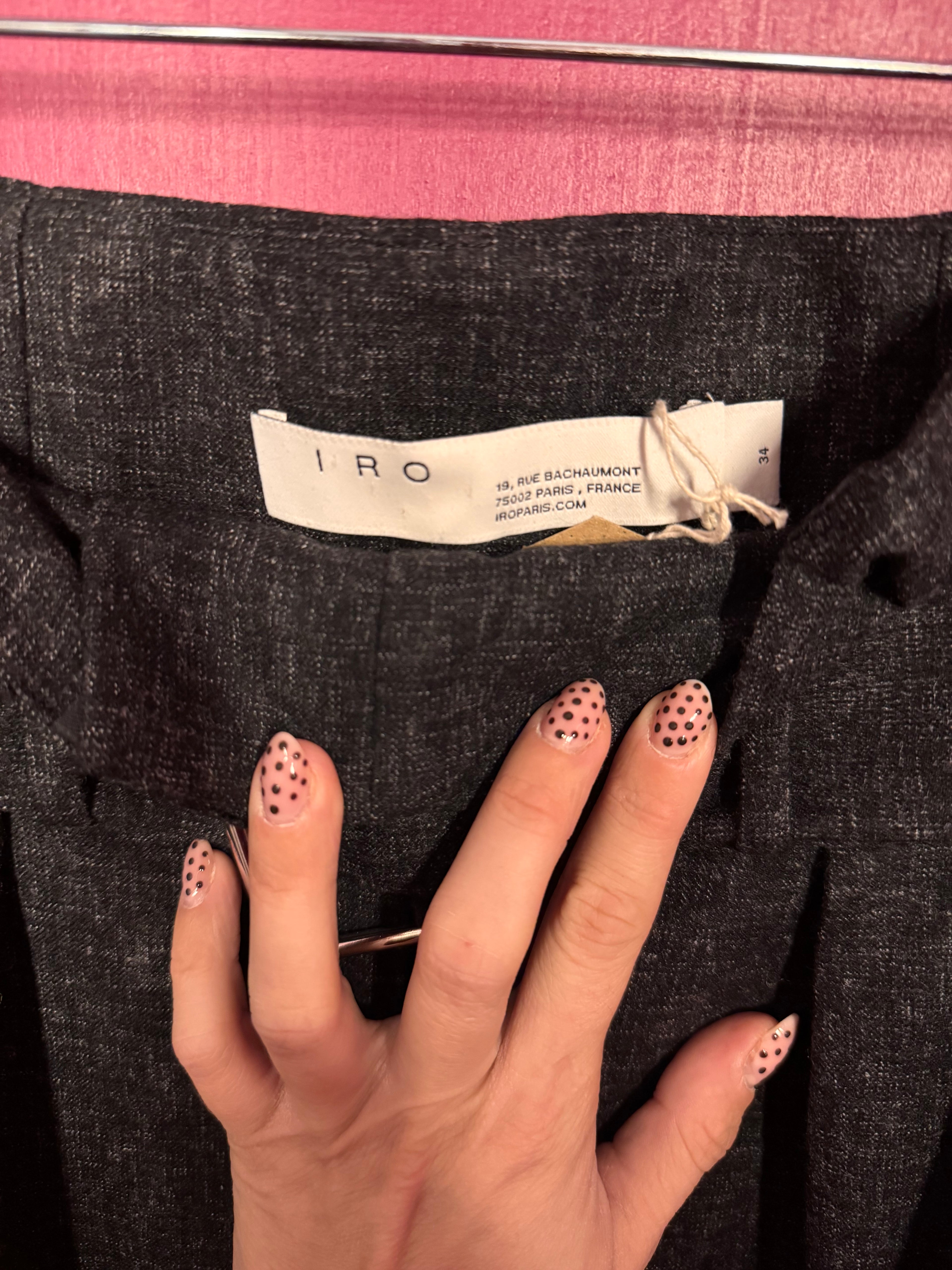 Pantalon en laine gris