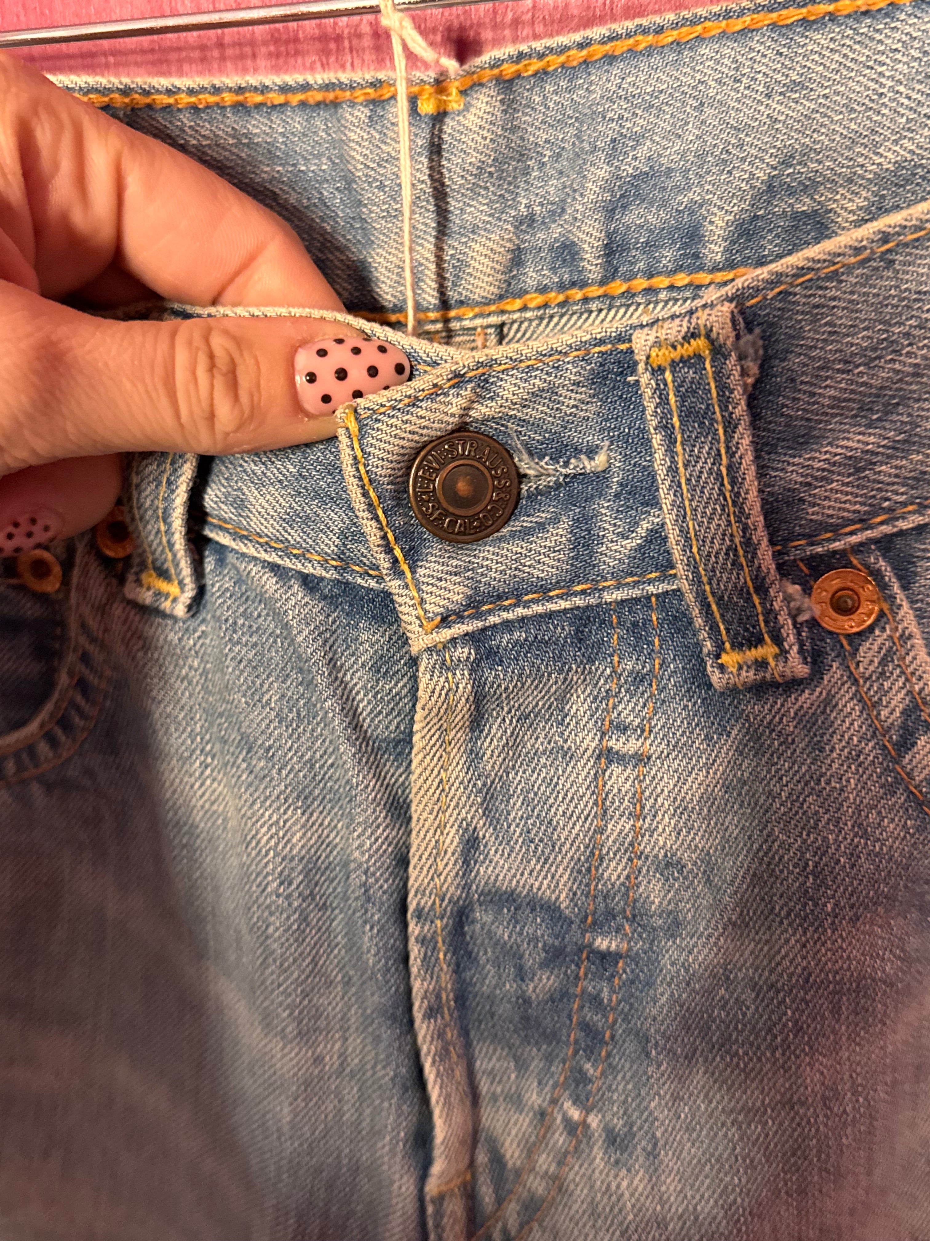 Jean droit bleu clair