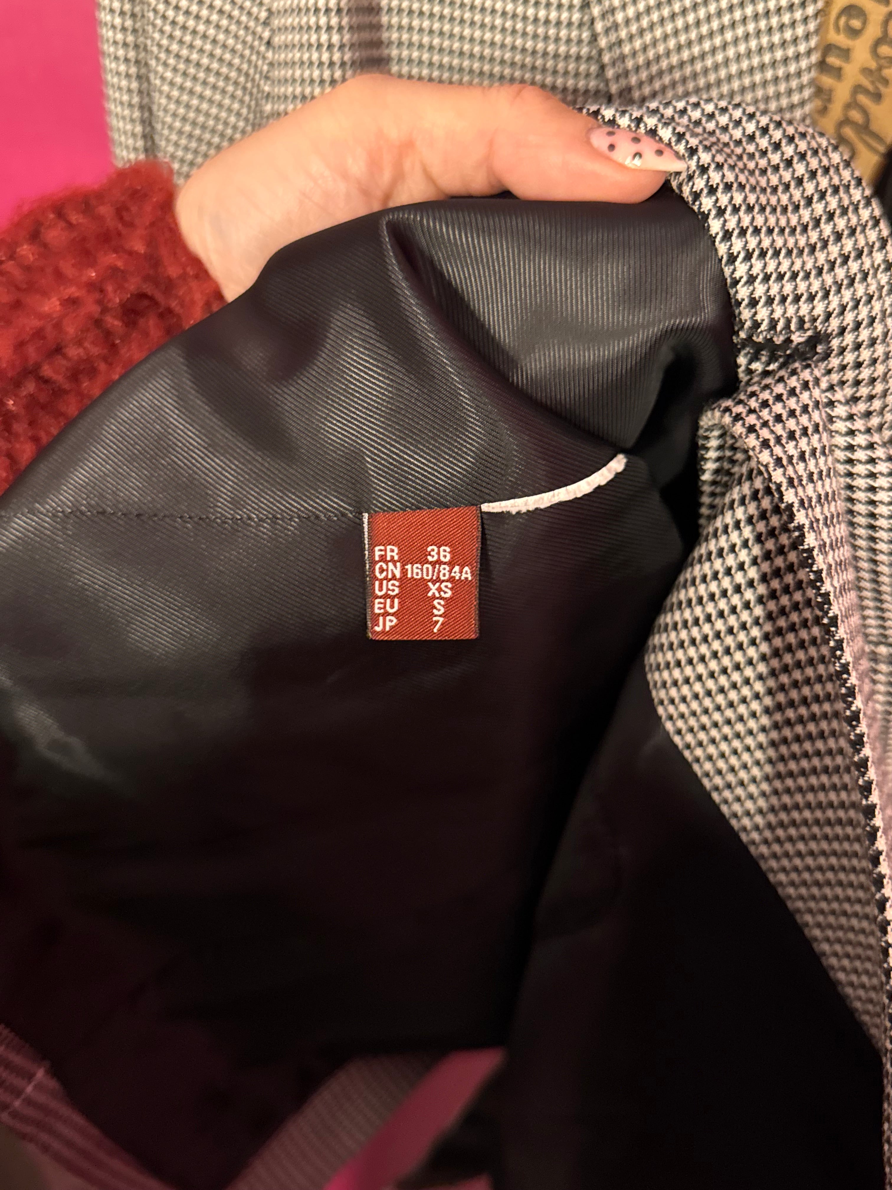 Blazer pied-de-poule