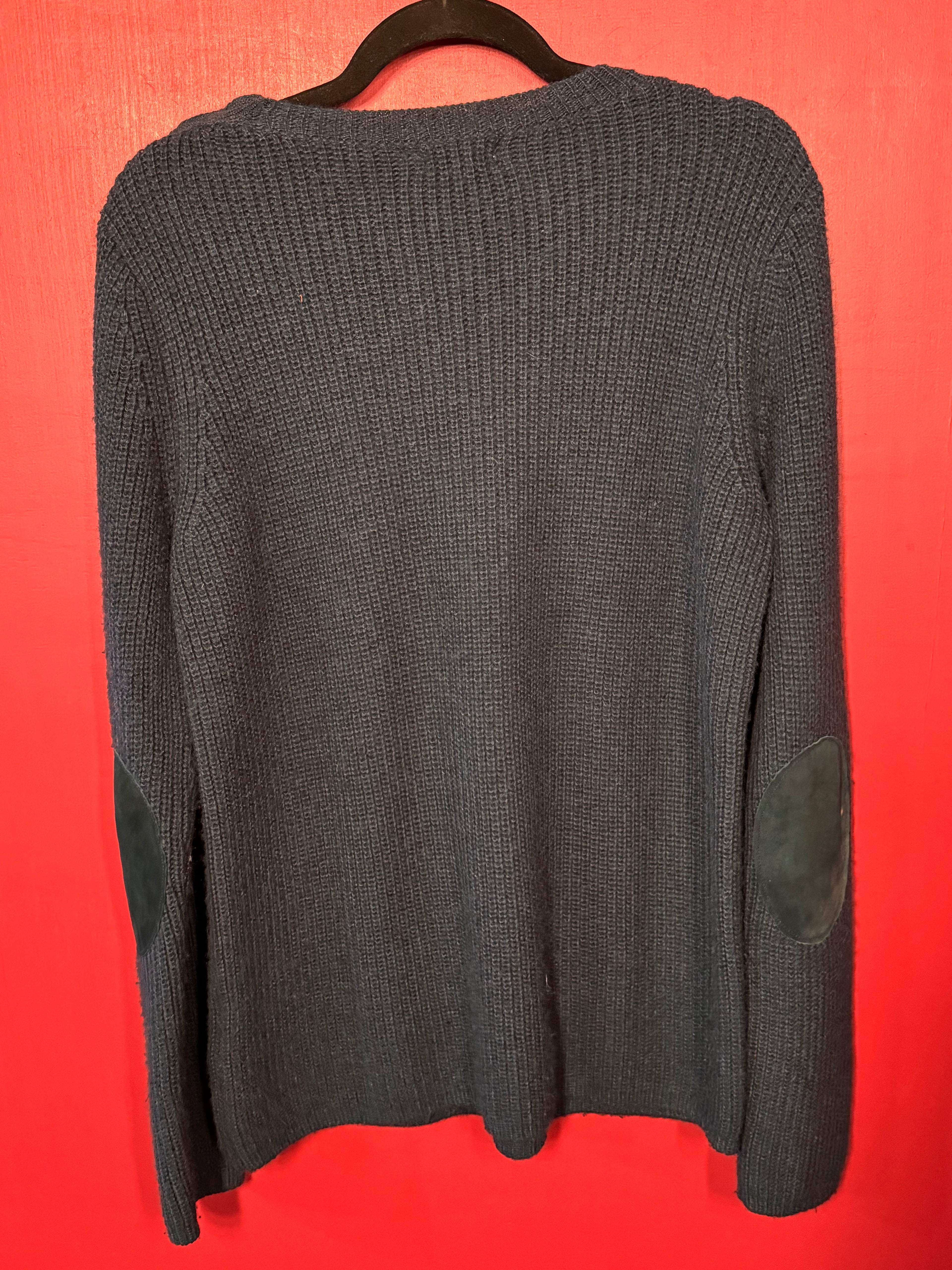 Pull baby alpaga et laine marine