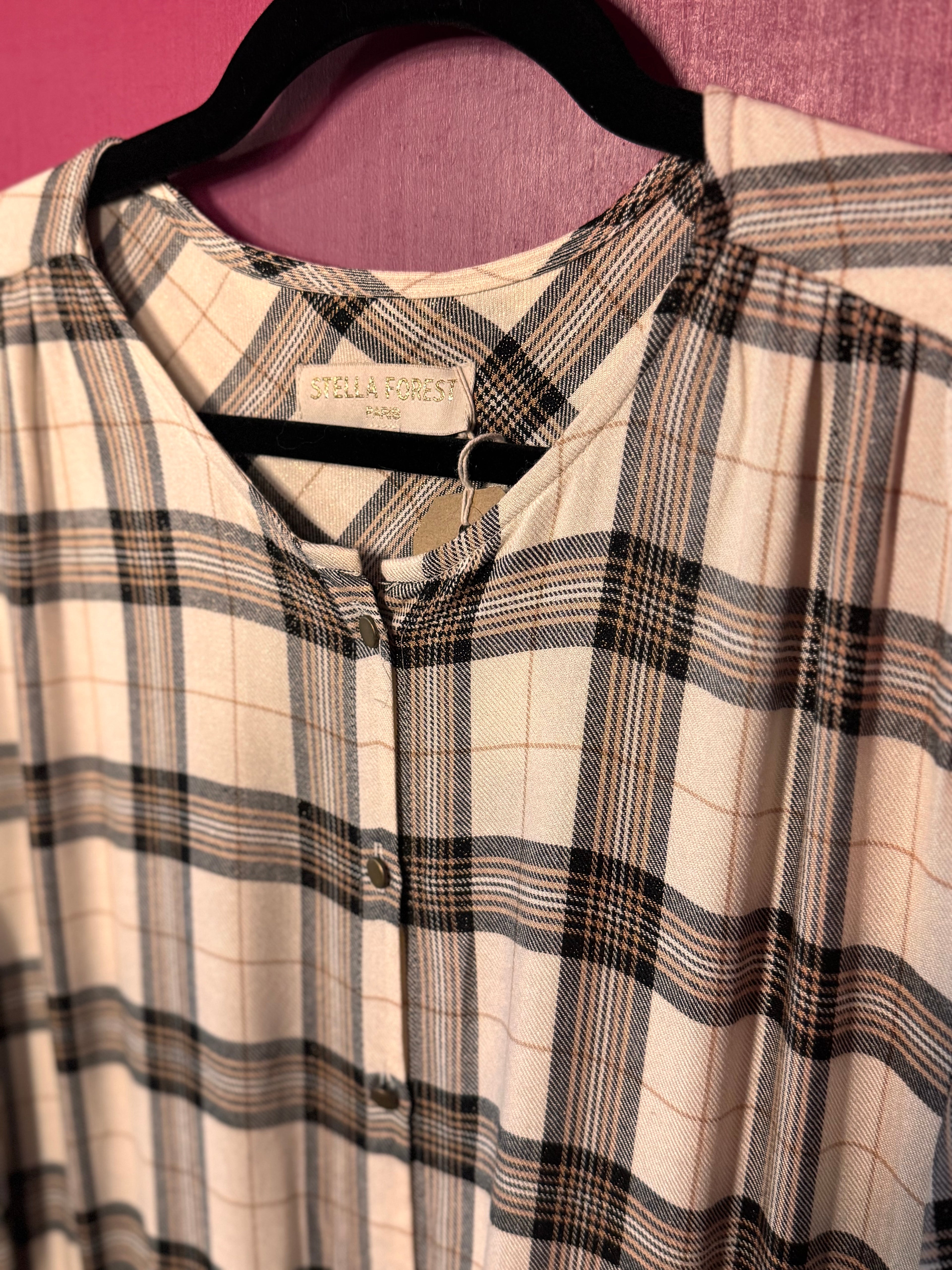 Robe à rayures longue