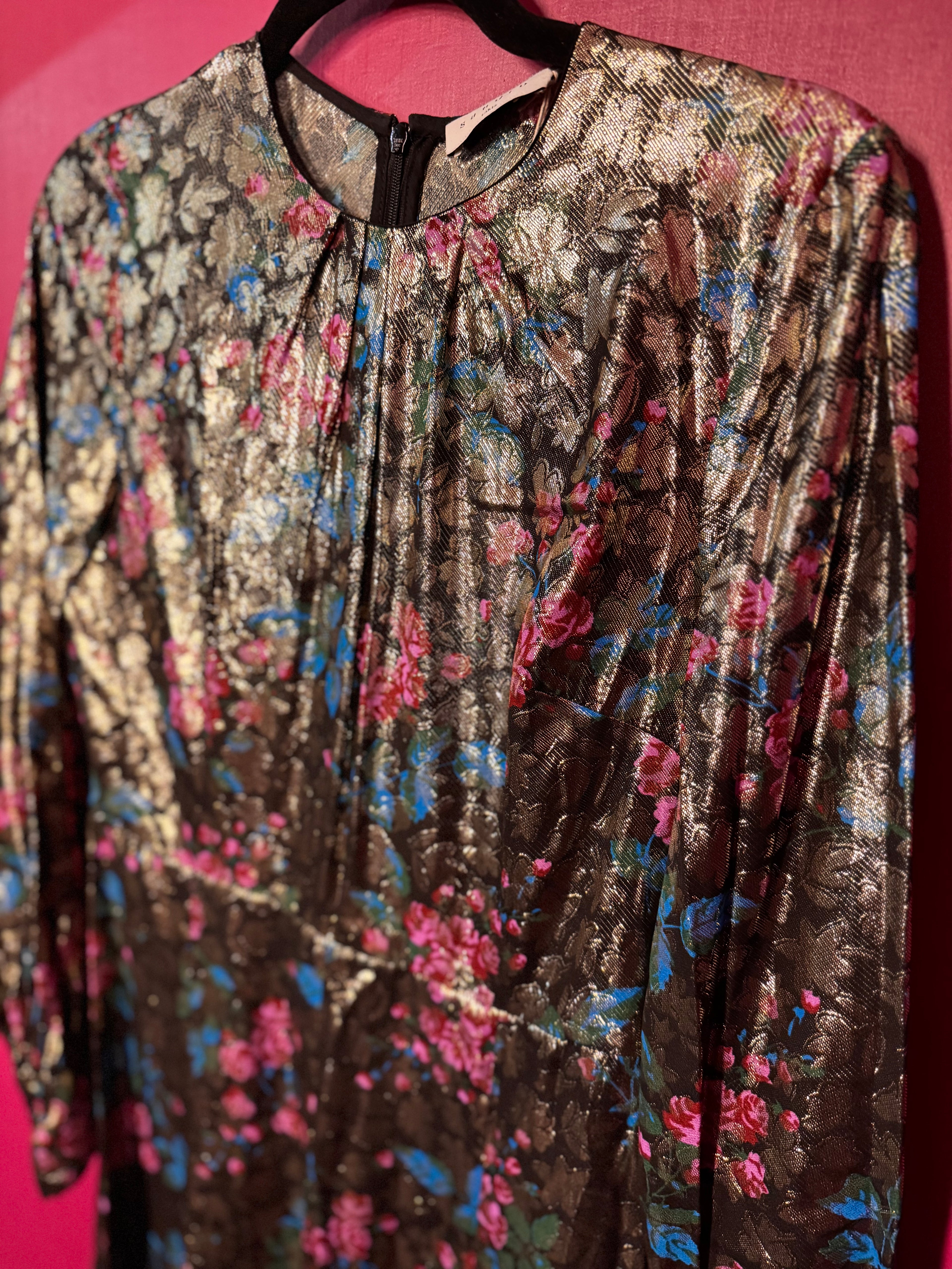 Robe longue multicolore