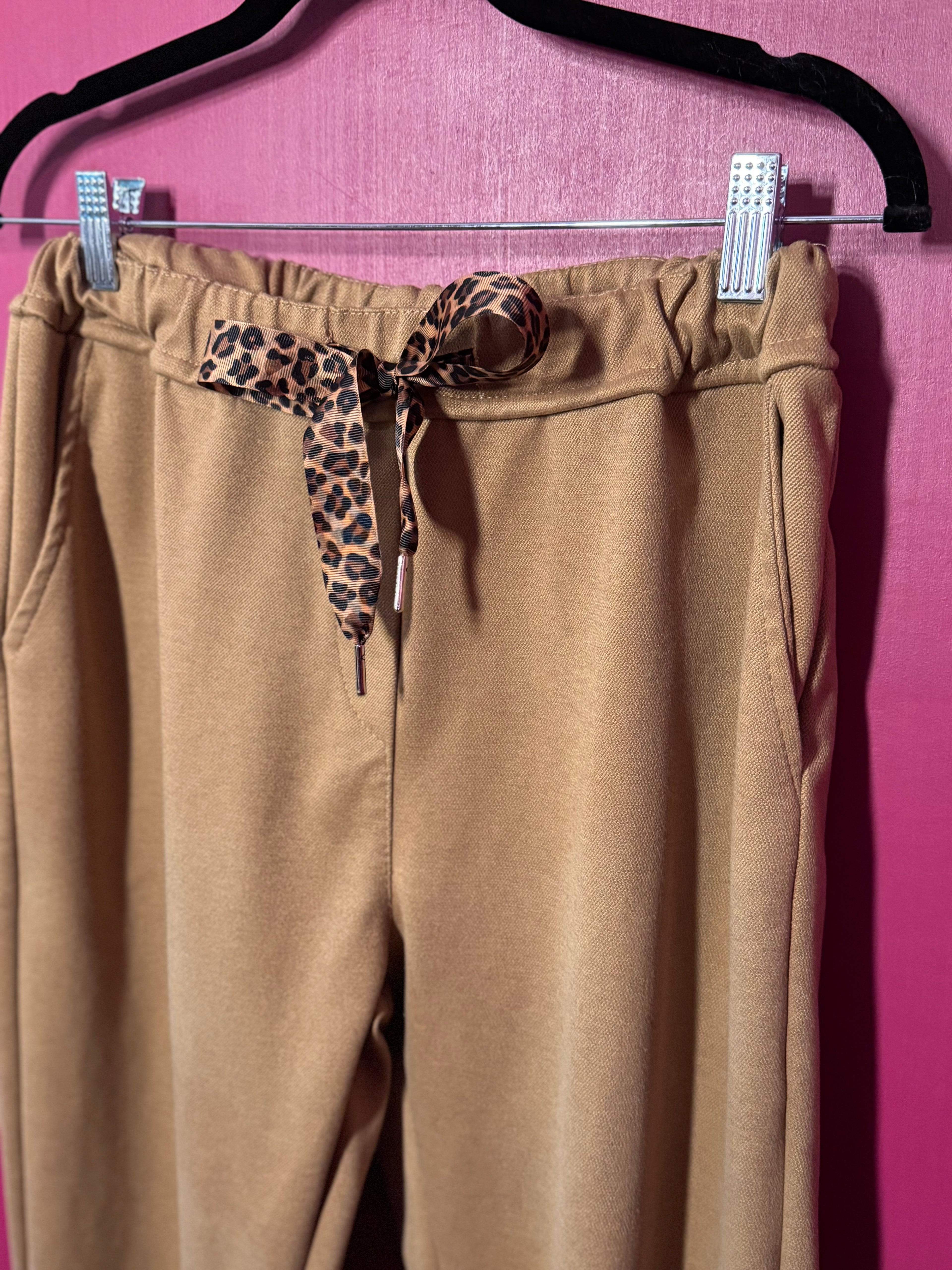 Pantalon de jogging camel