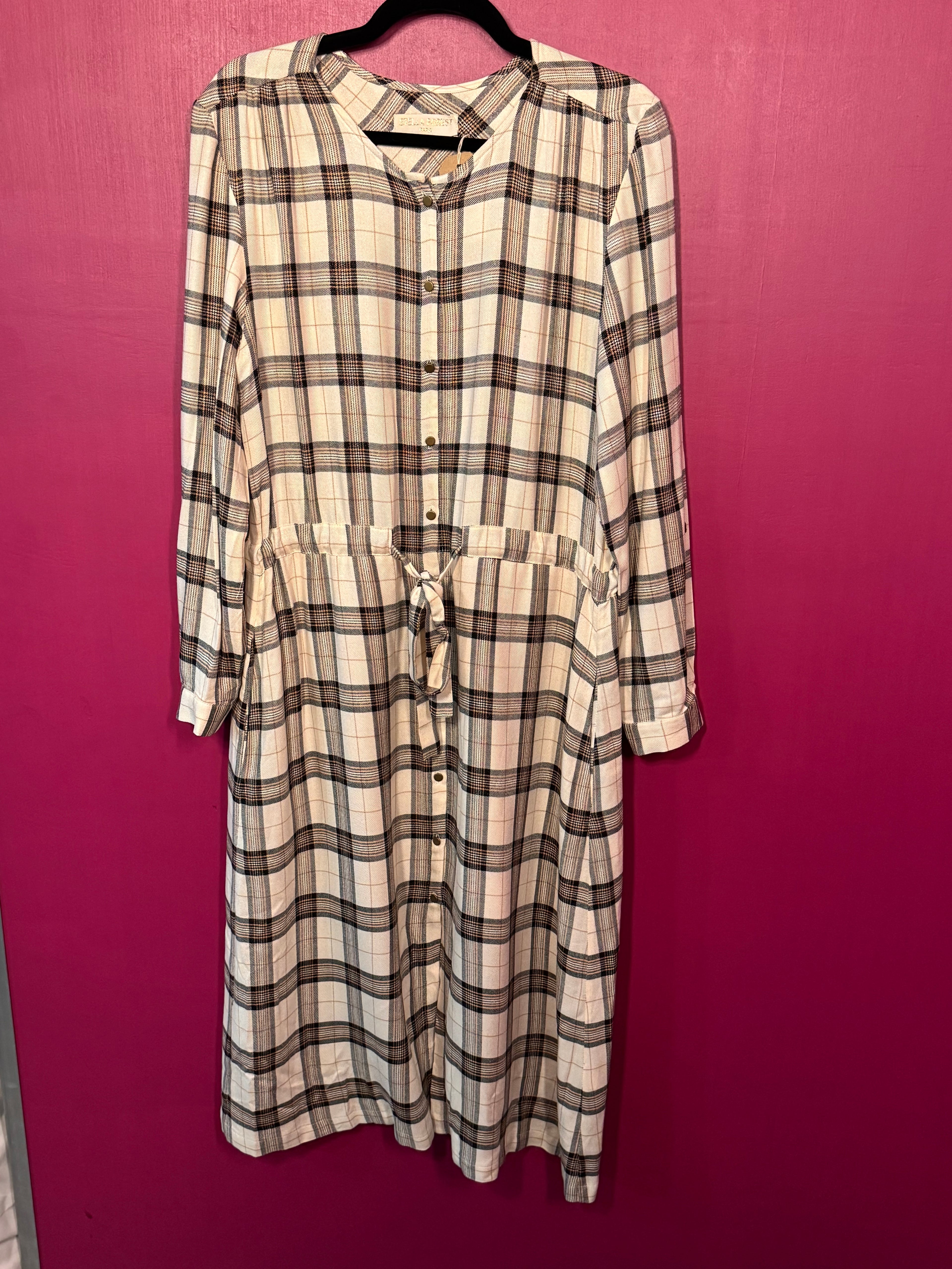 Robe à rayures longue