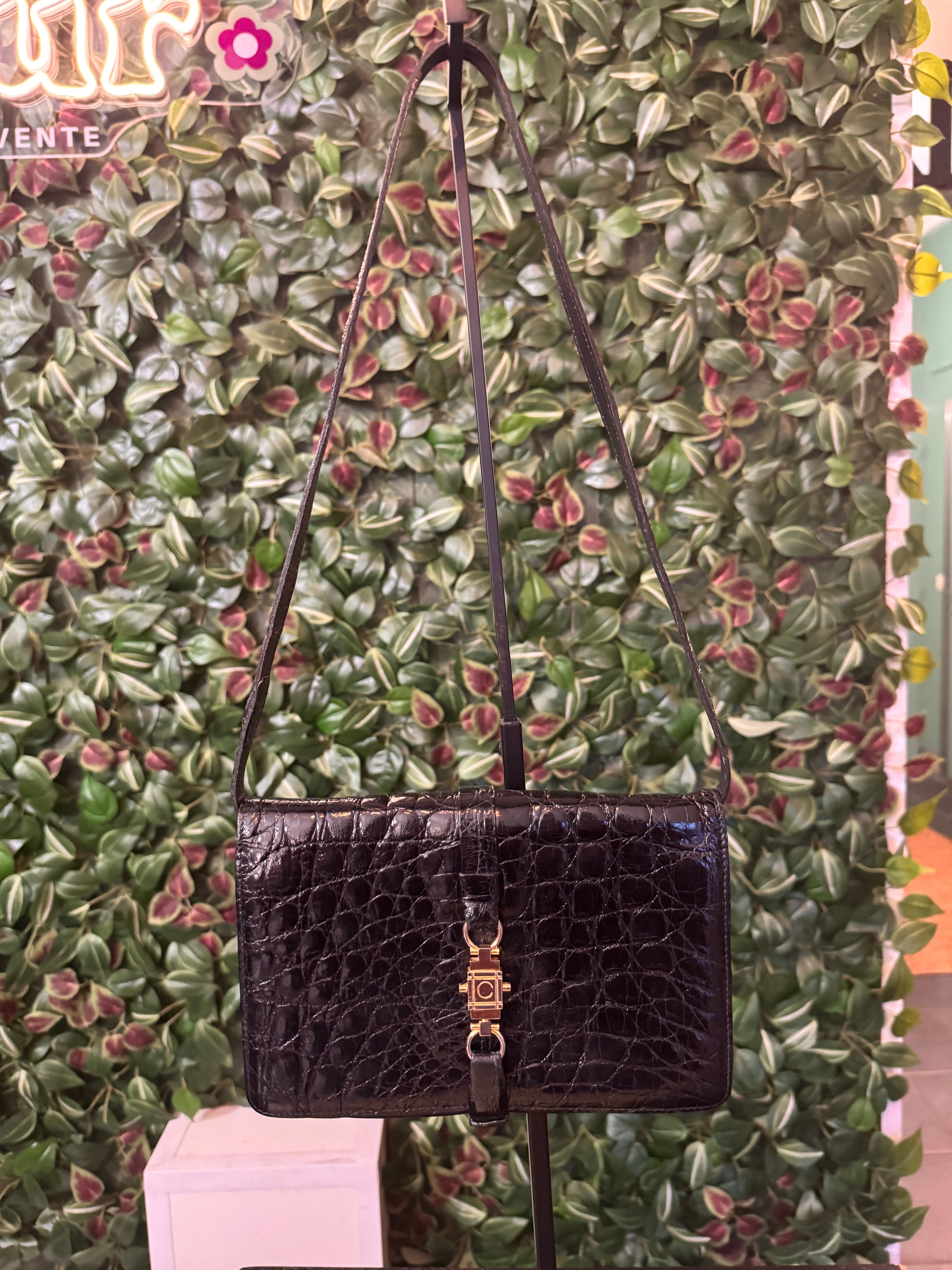 Sac à main vintage noir