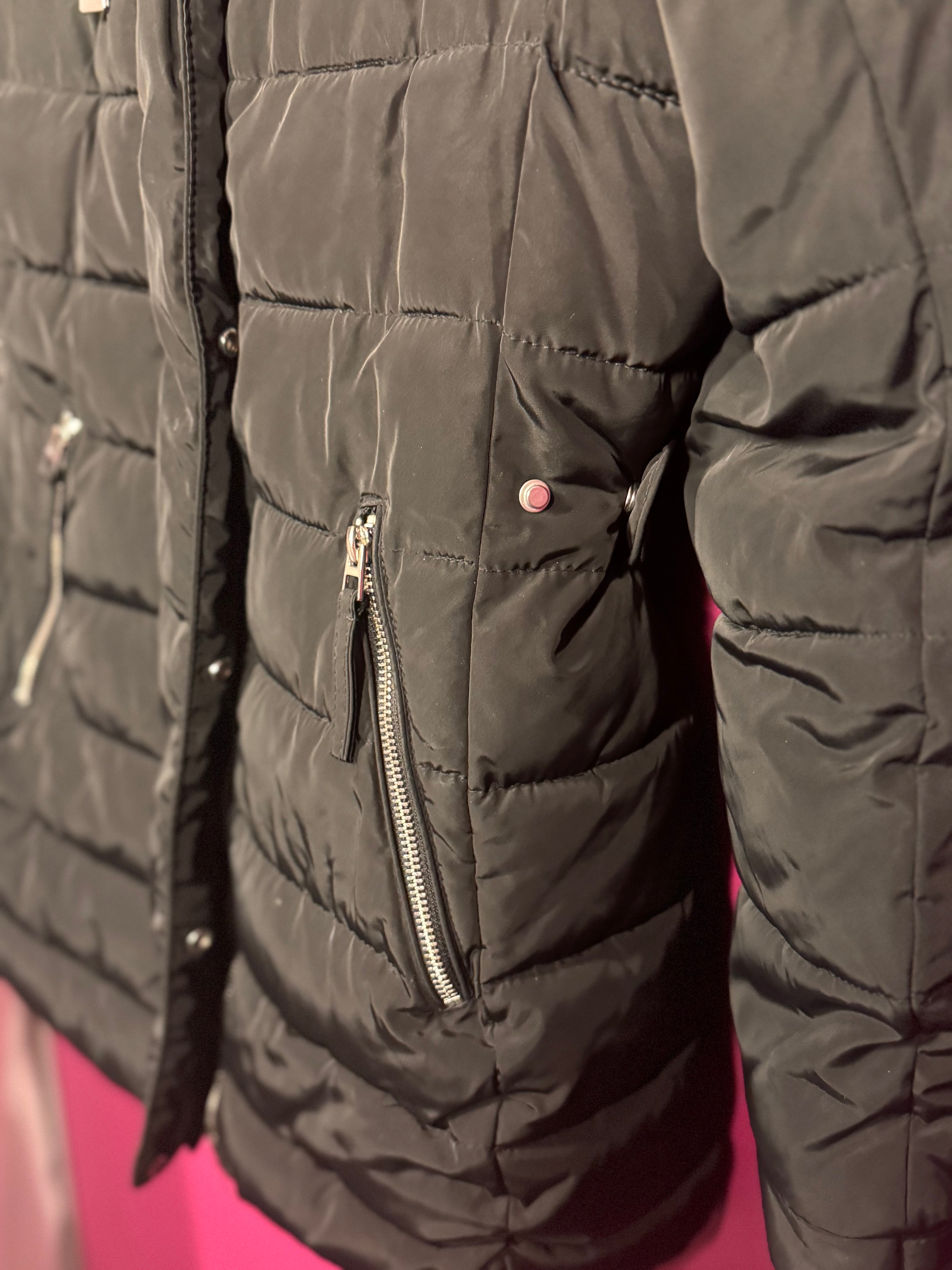 Doudoune longue noire