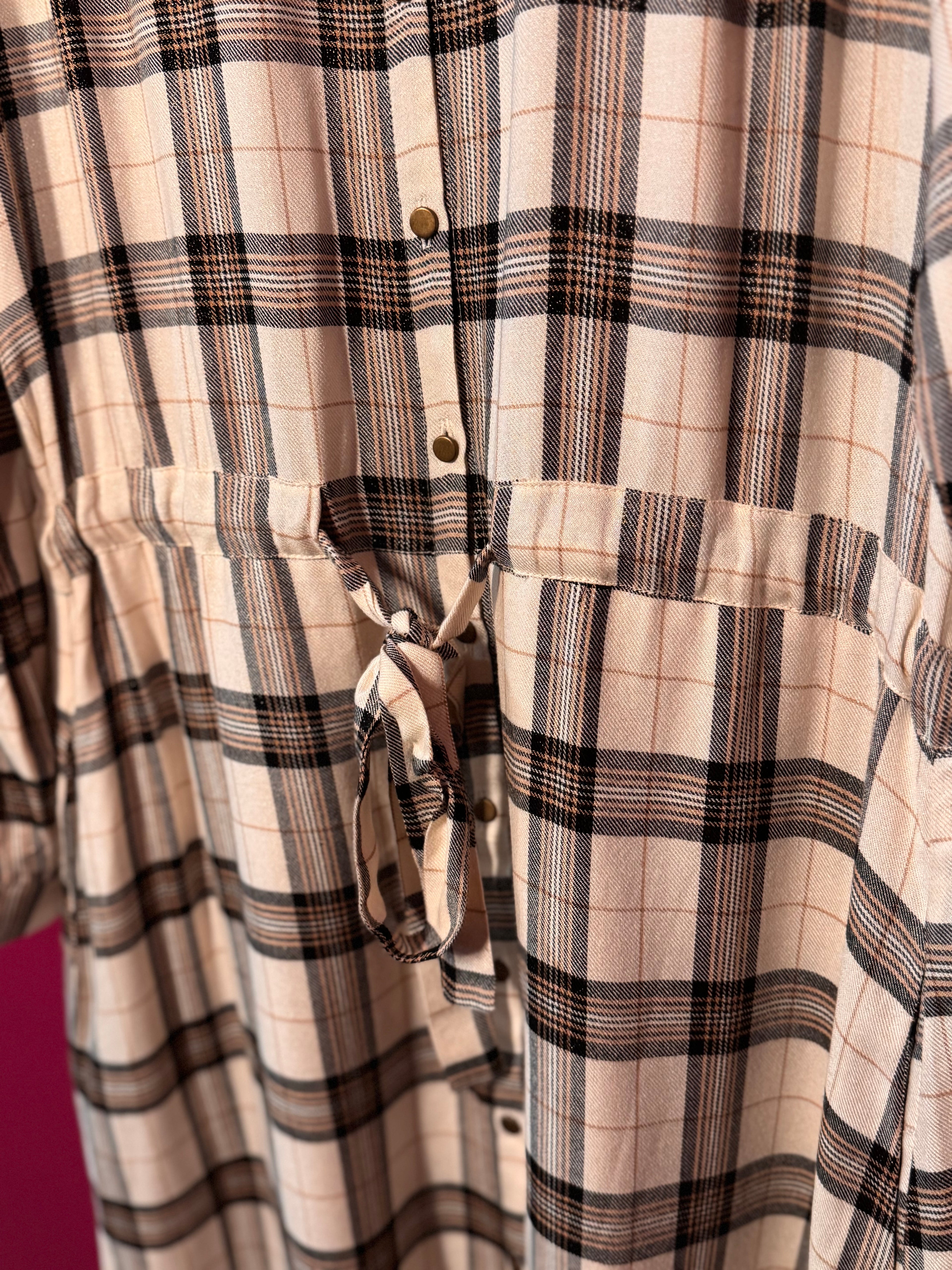 Robe à rayures longue