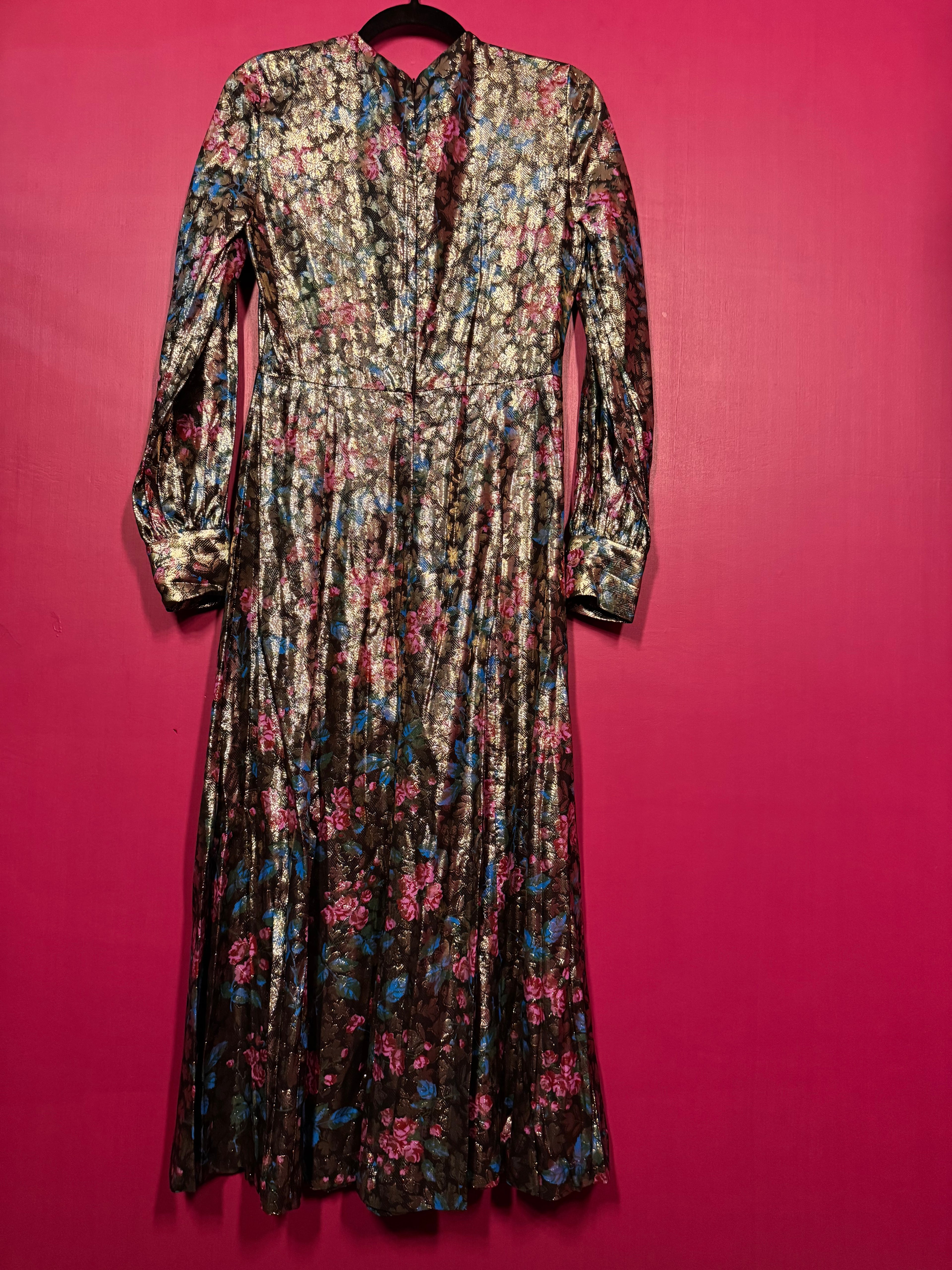 Robe longue multicolore