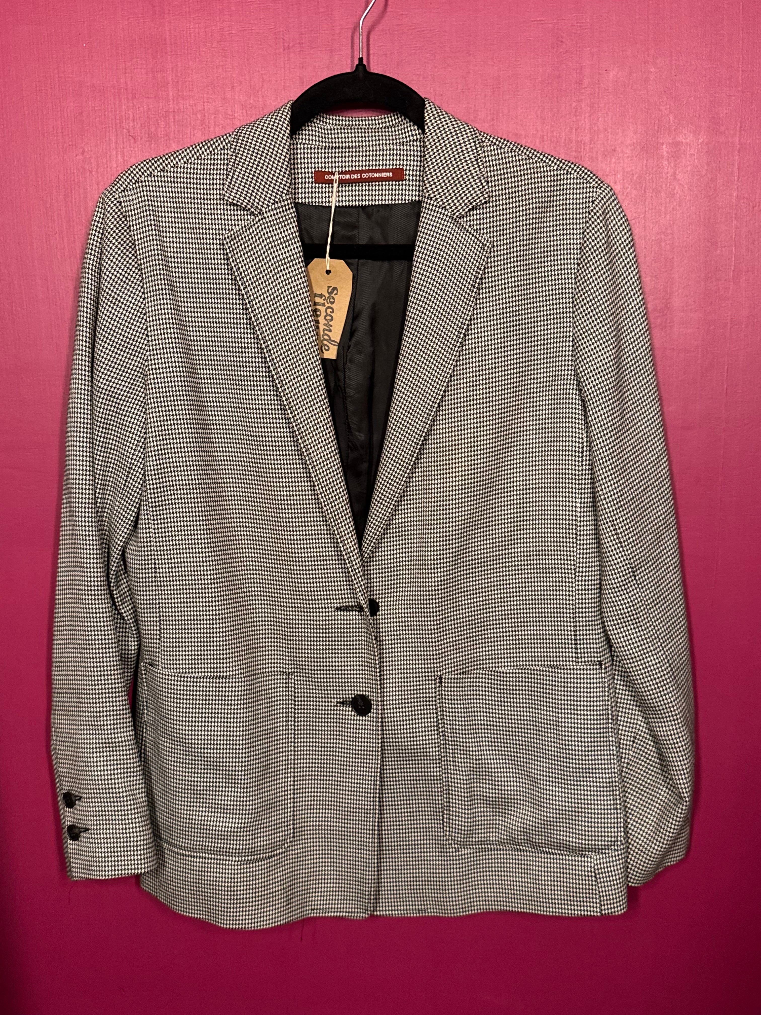 Blazer pied-de-poule