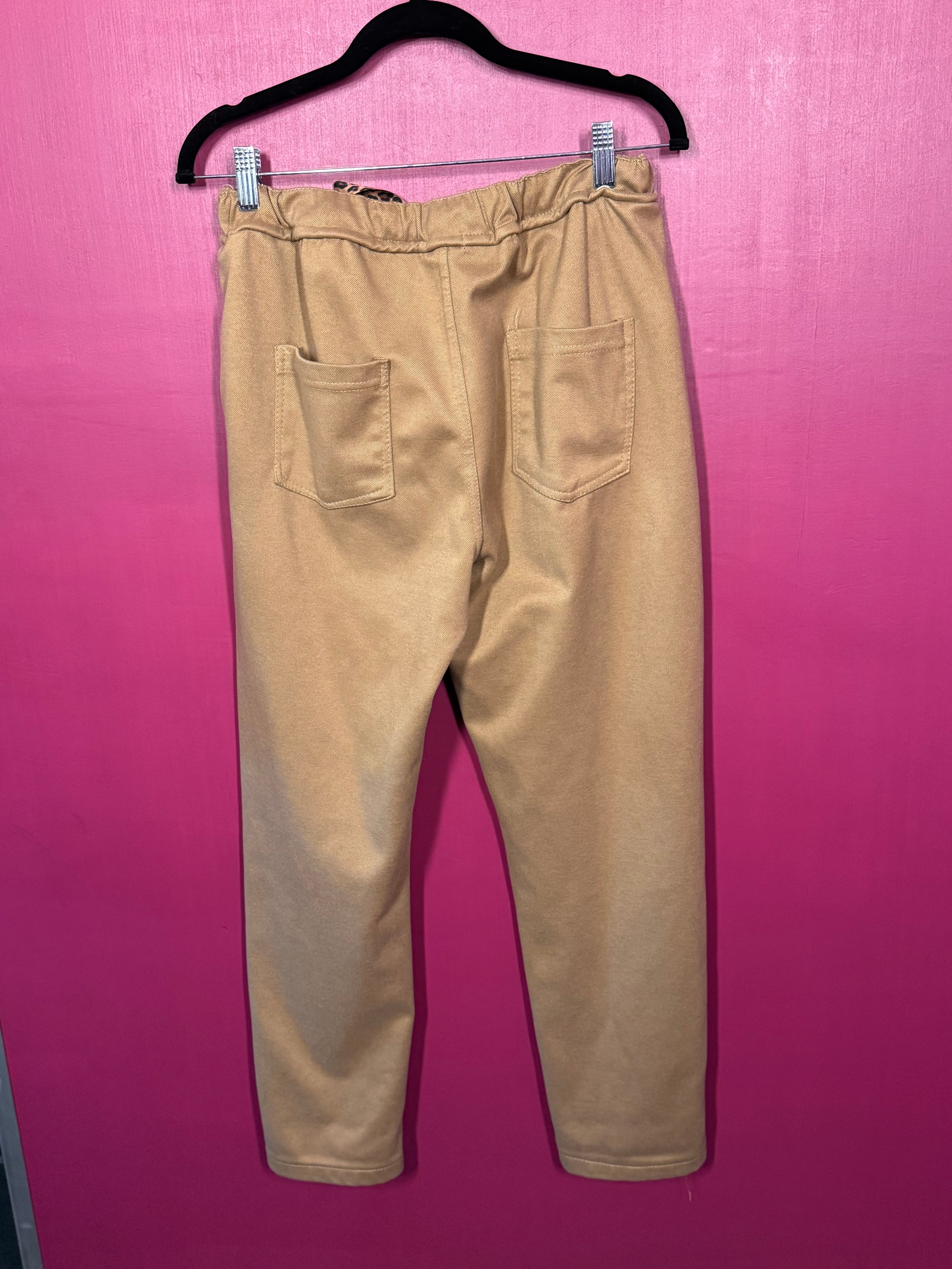 Pantalon de jogging camel