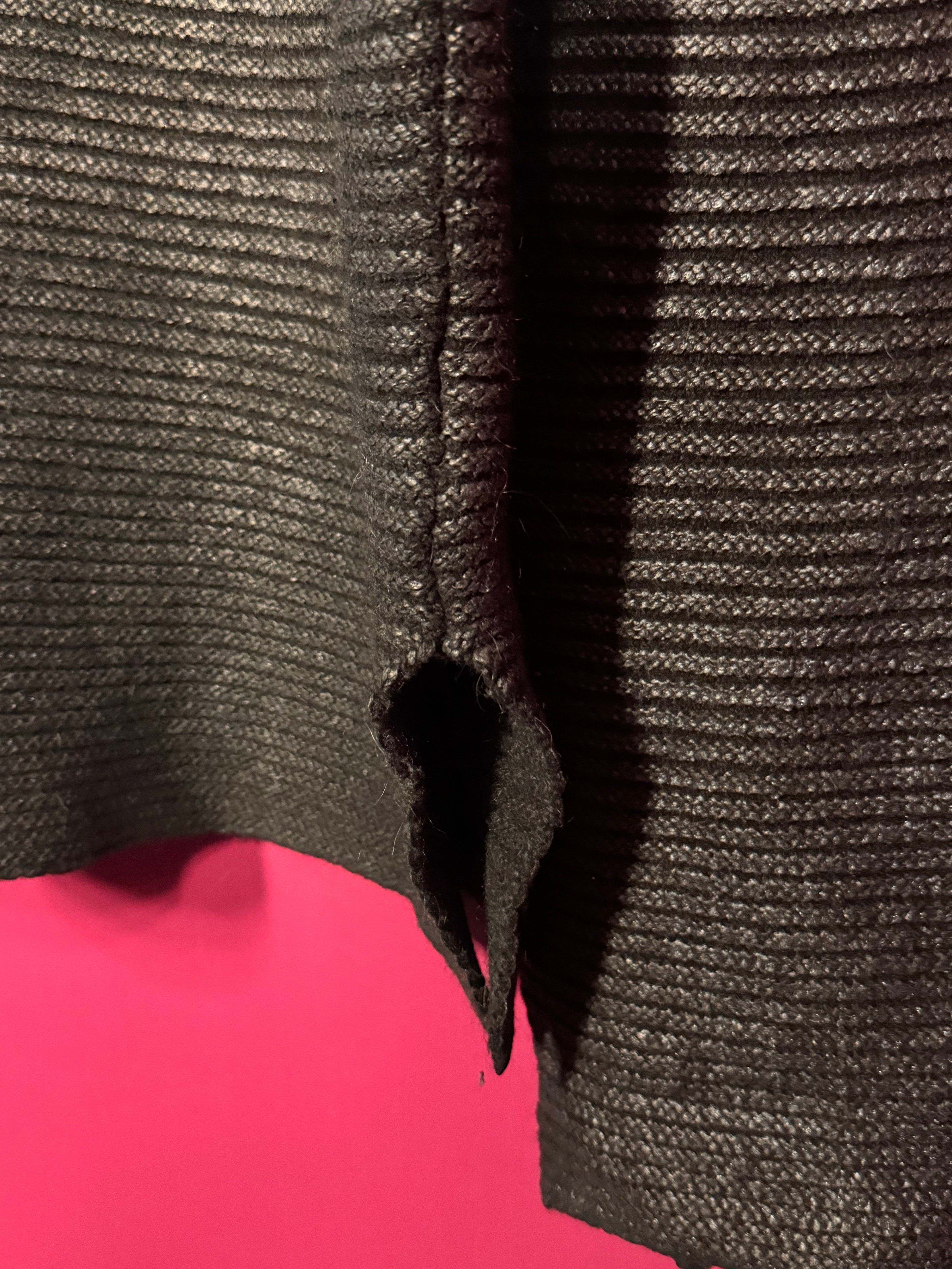 Pull noir / argenté laine et alpaga