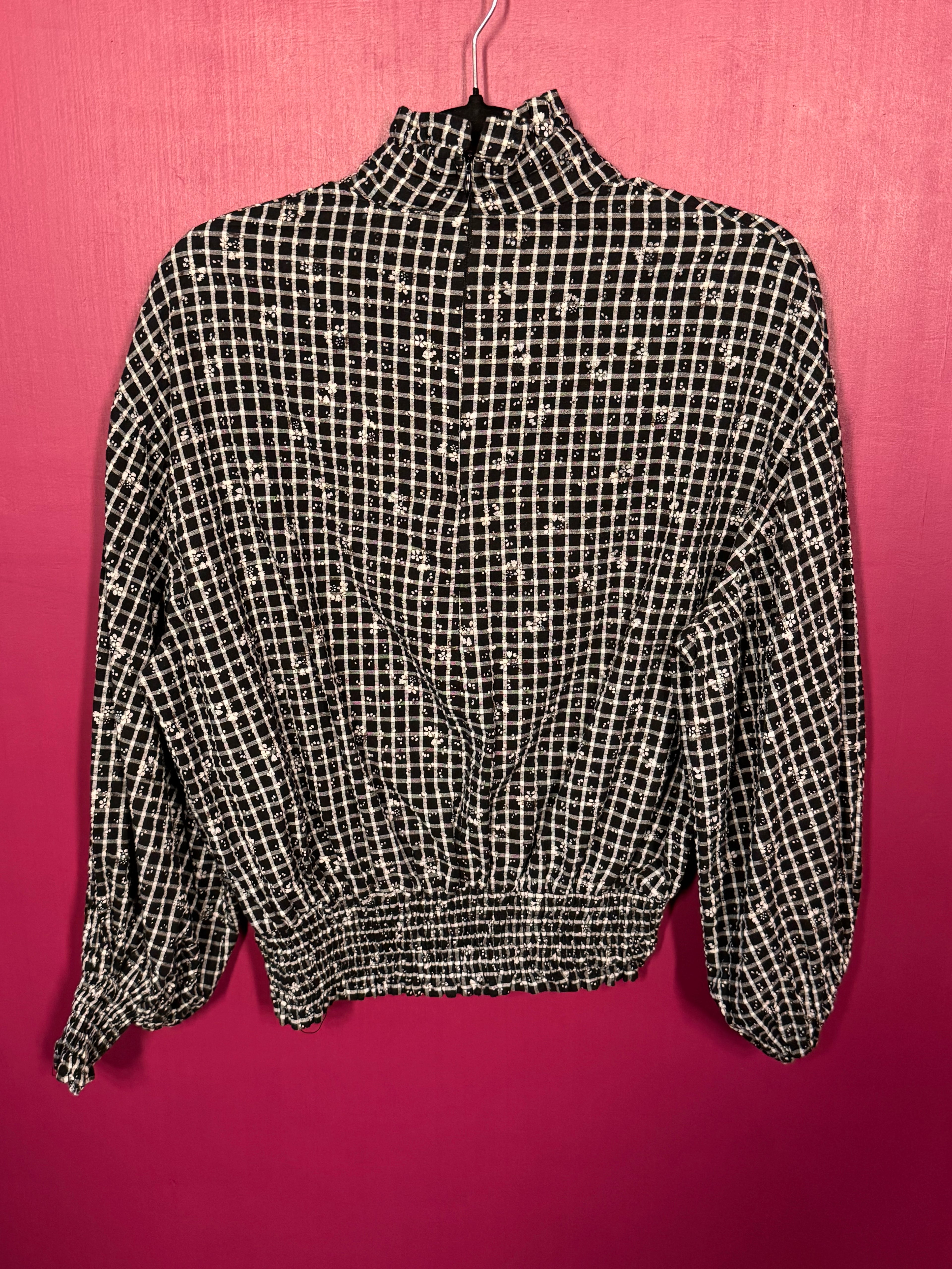 Blouse à carreaux