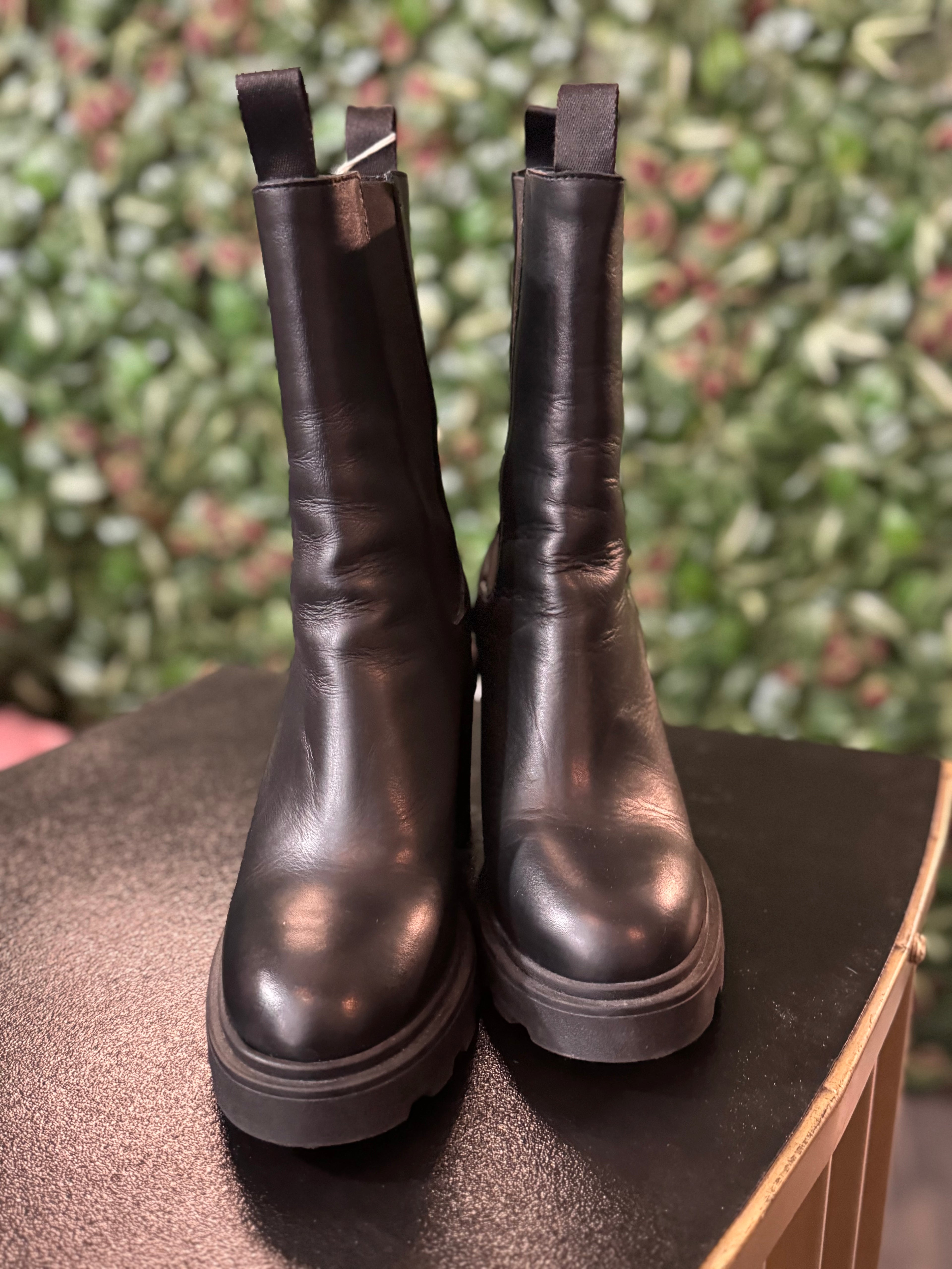 Bottines à talons noires