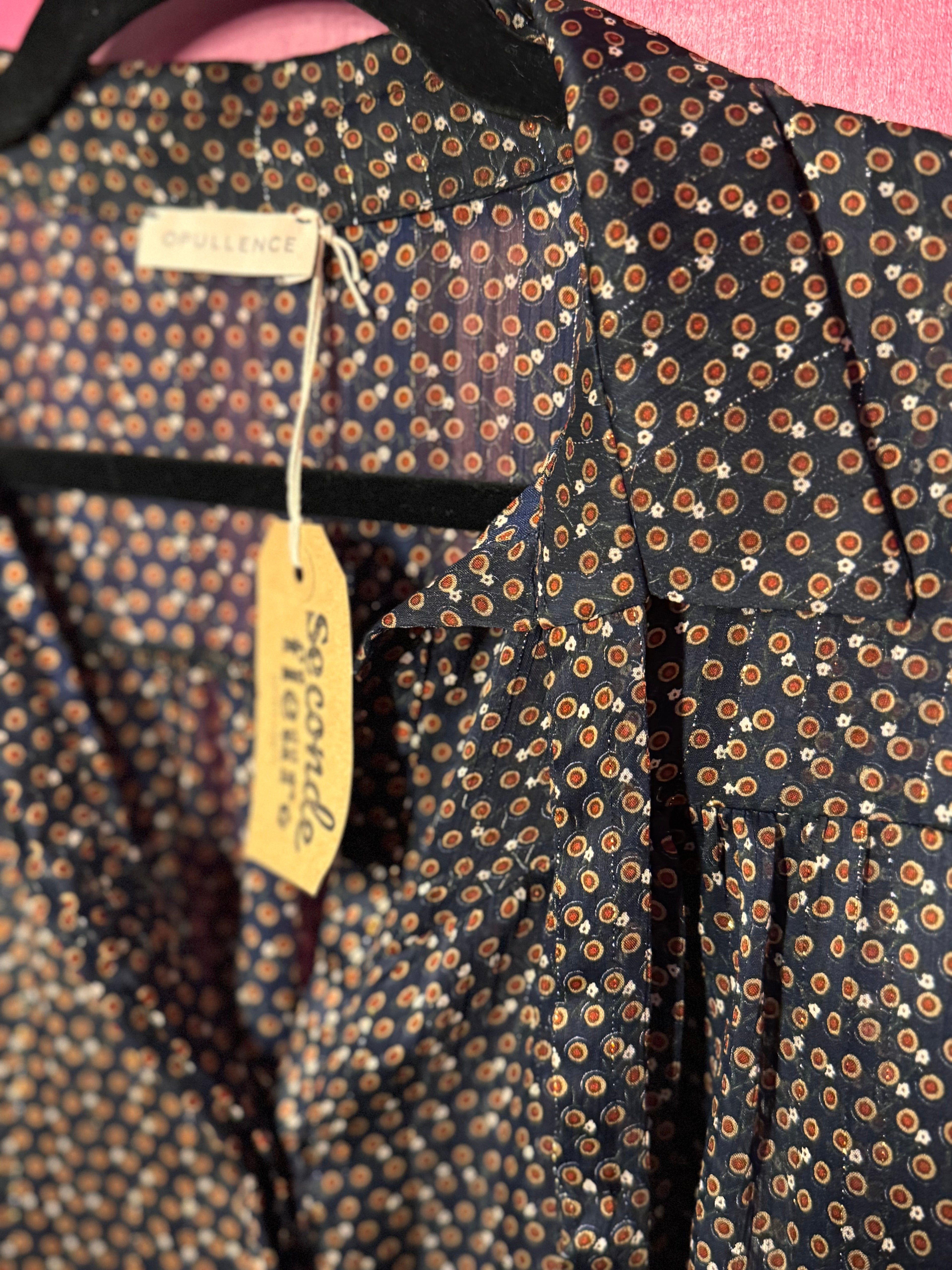 Chemise marine / multicolore