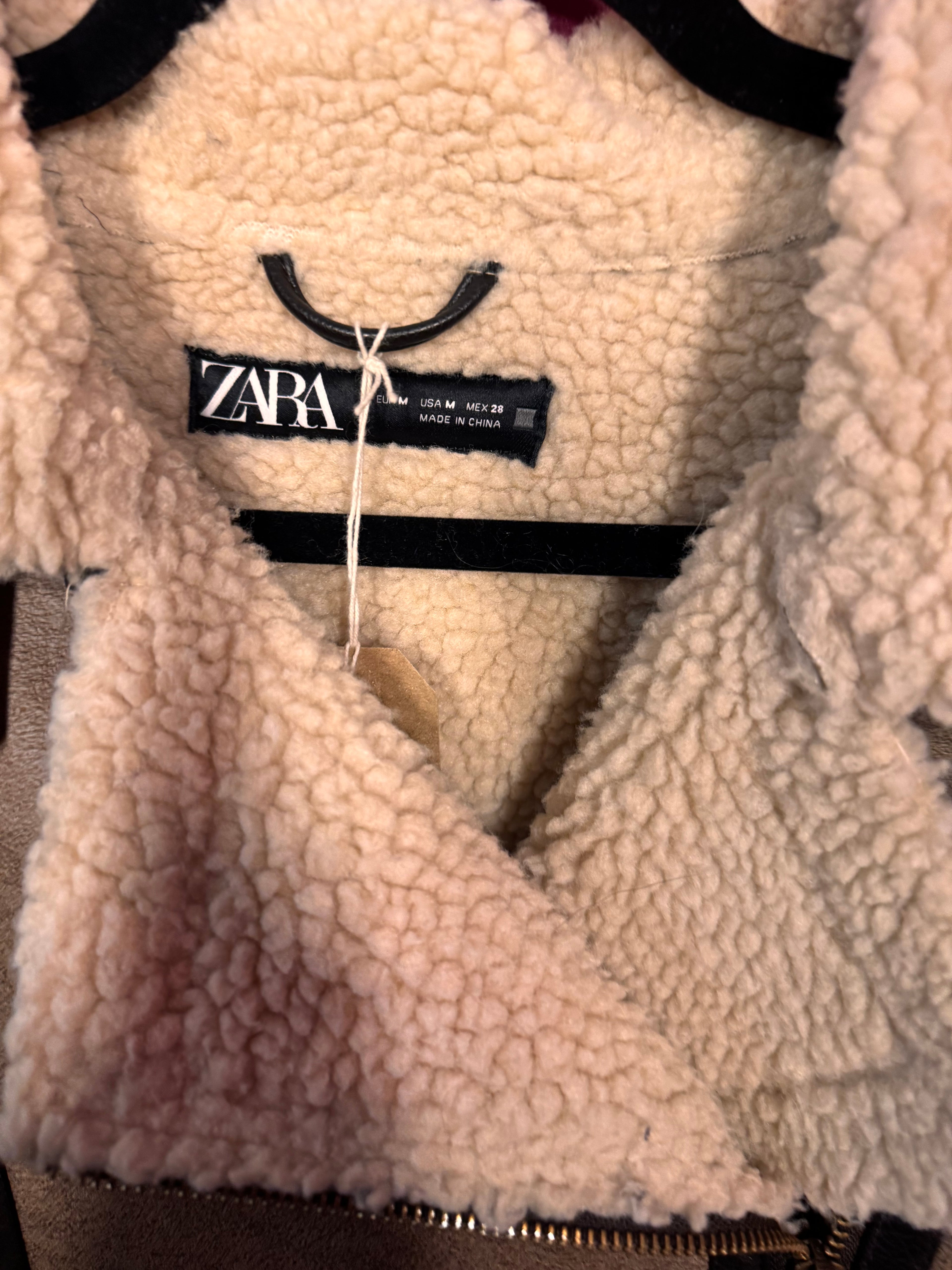 Manteau beige/marron