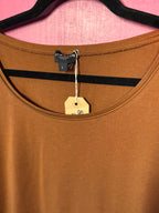 T-shirt manches longues marron