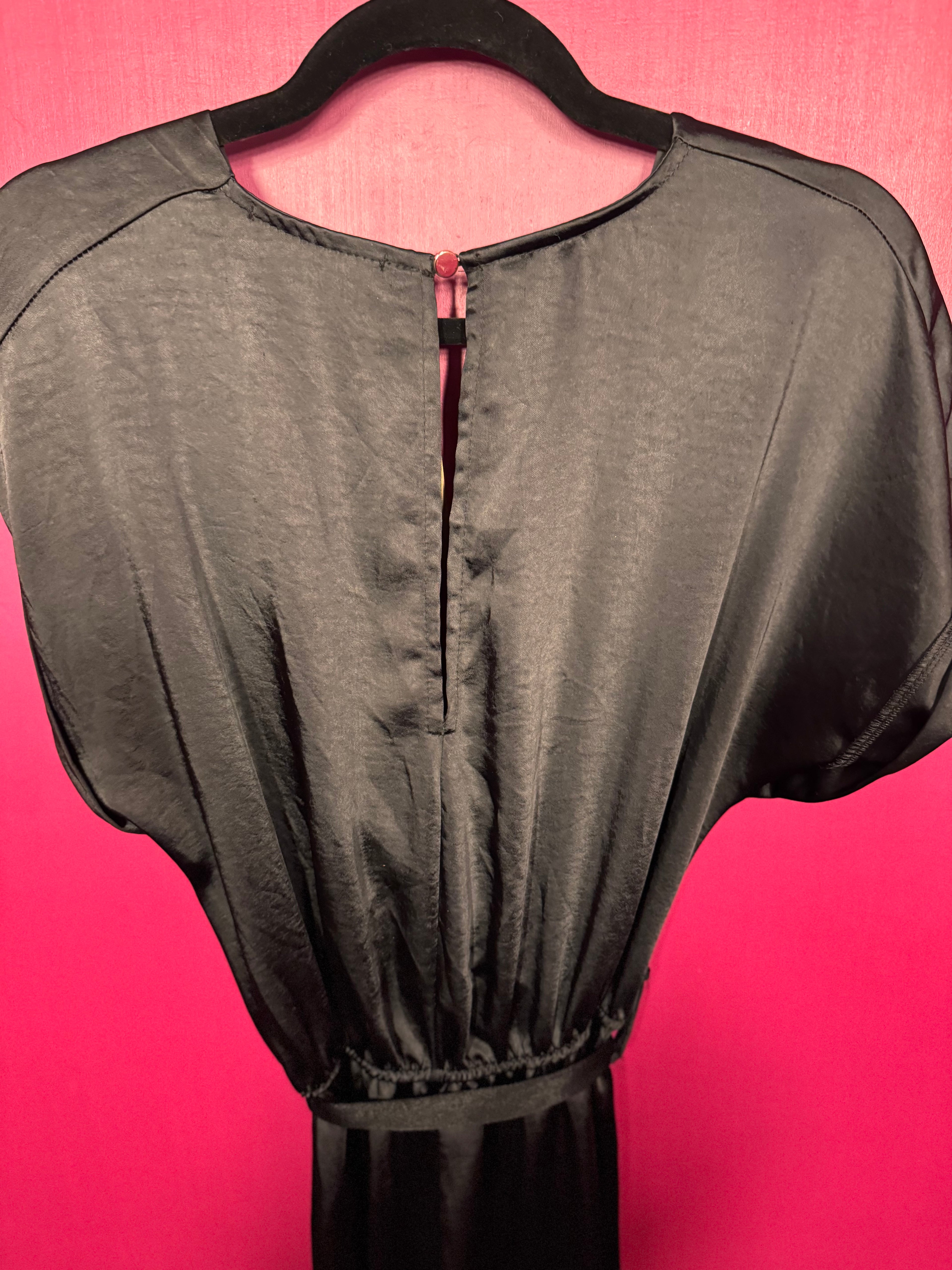 Combinaison à manches courtes noire