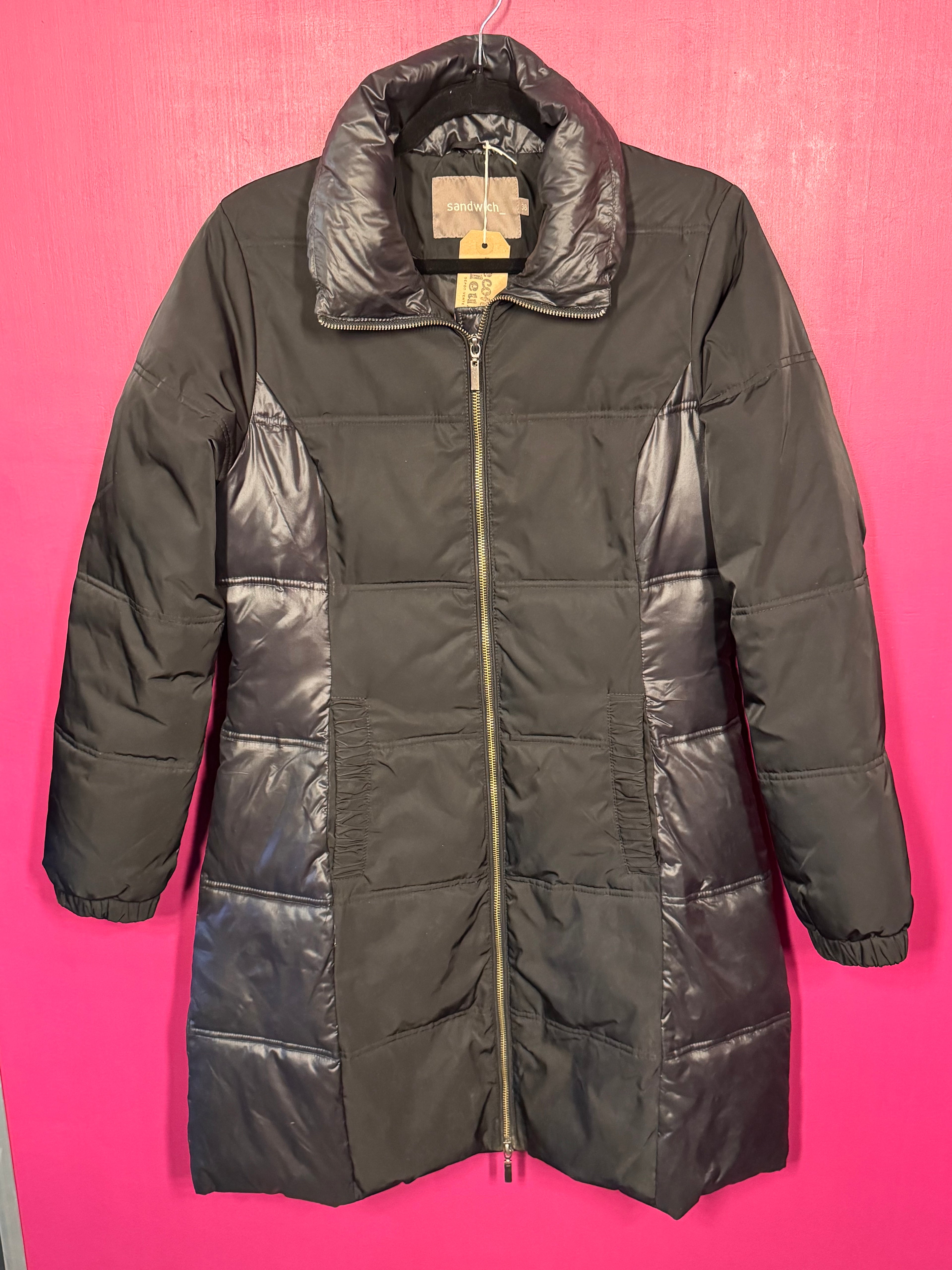 Doudoune longue noire