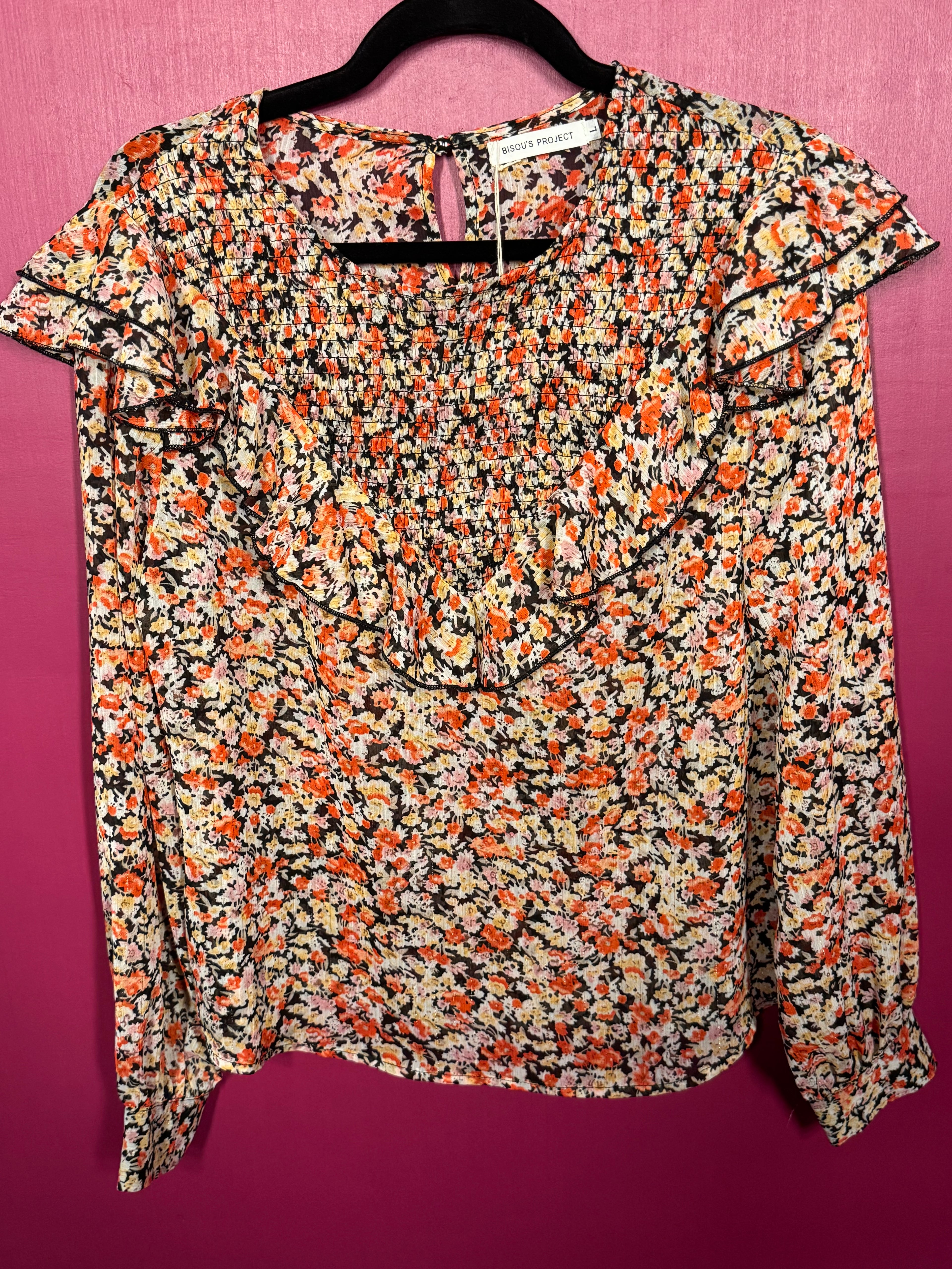 Blouse à fleurs
