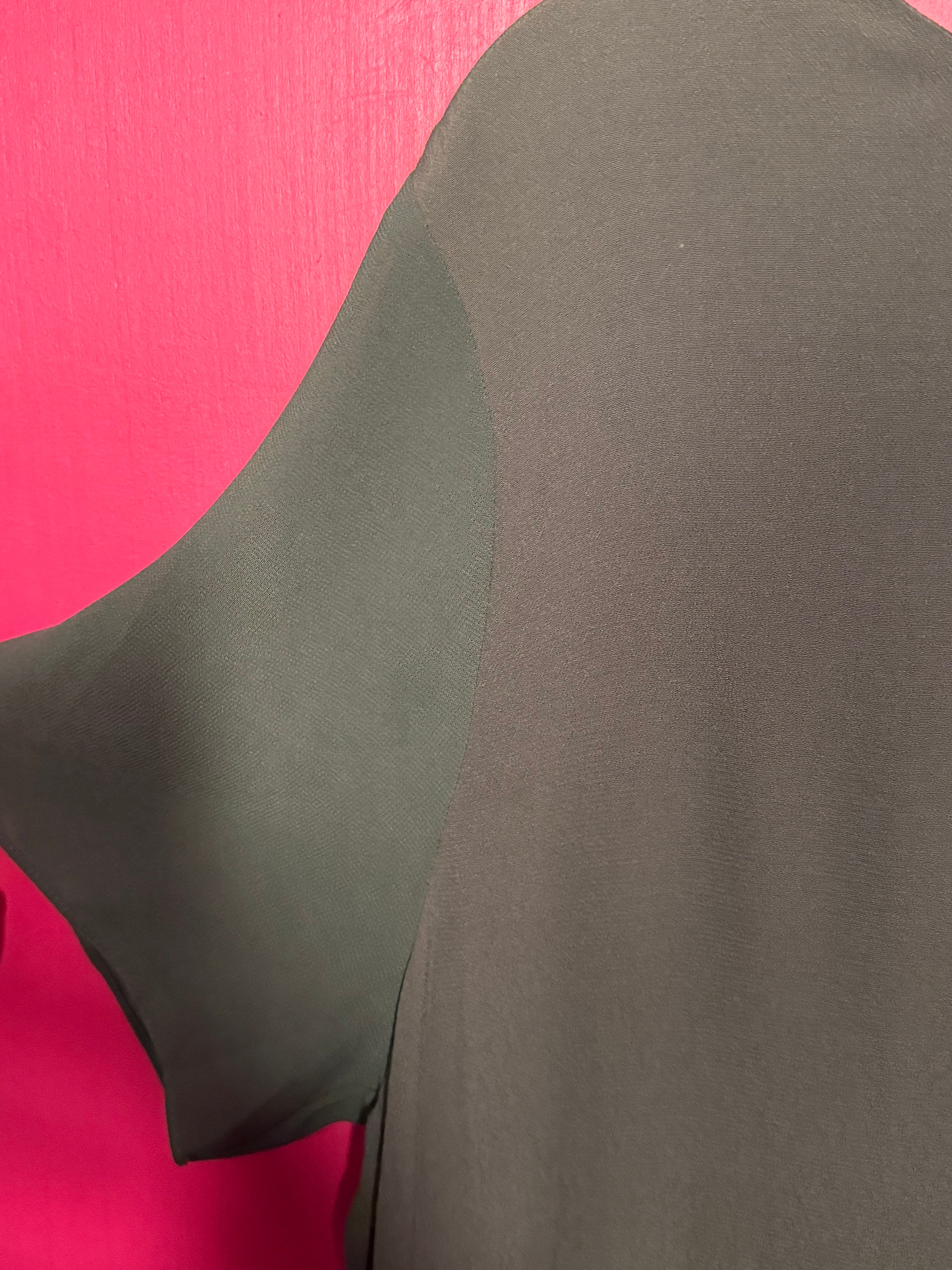 Blouse à manches courtes verte