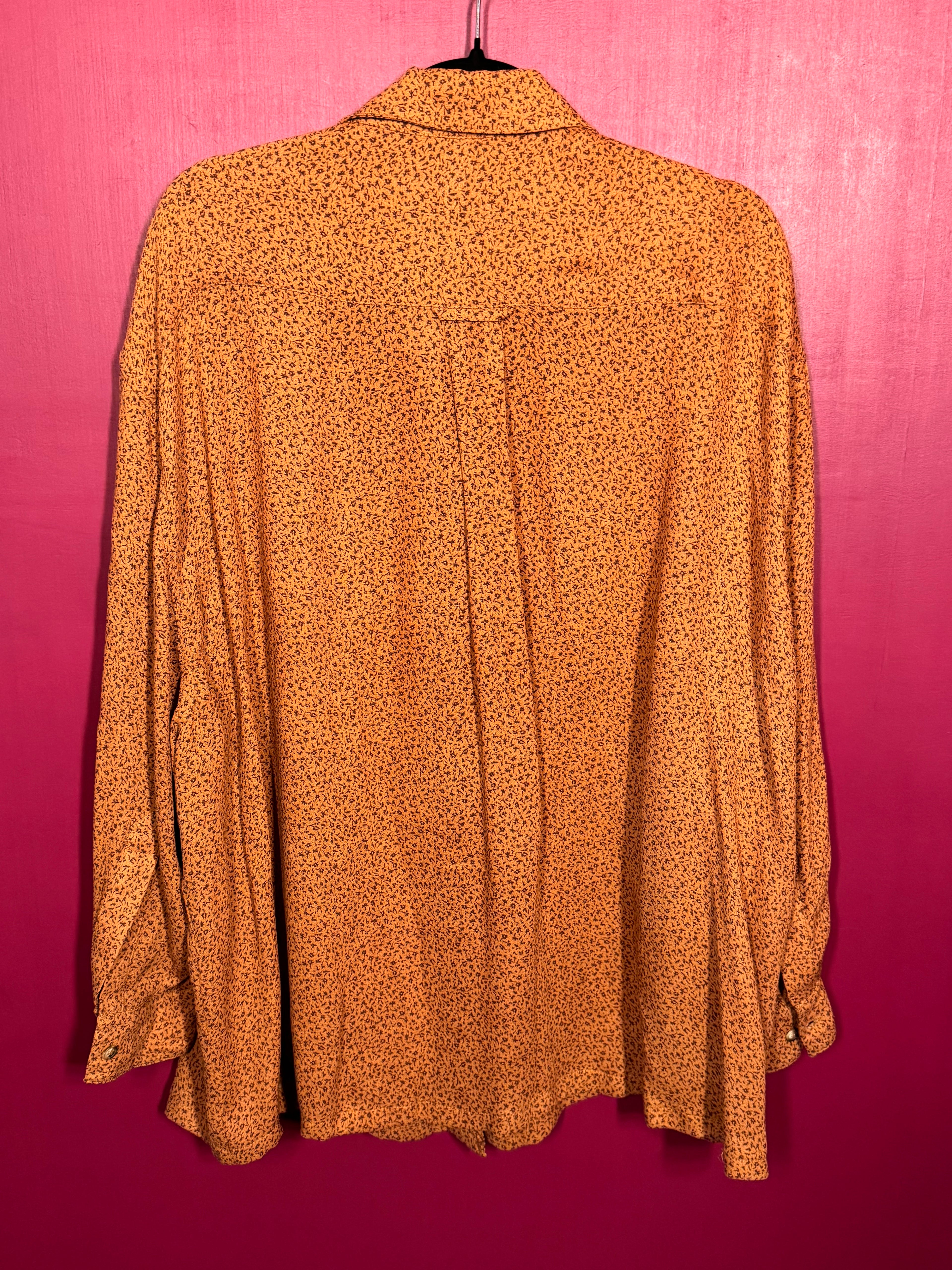 Chemise fluide orange