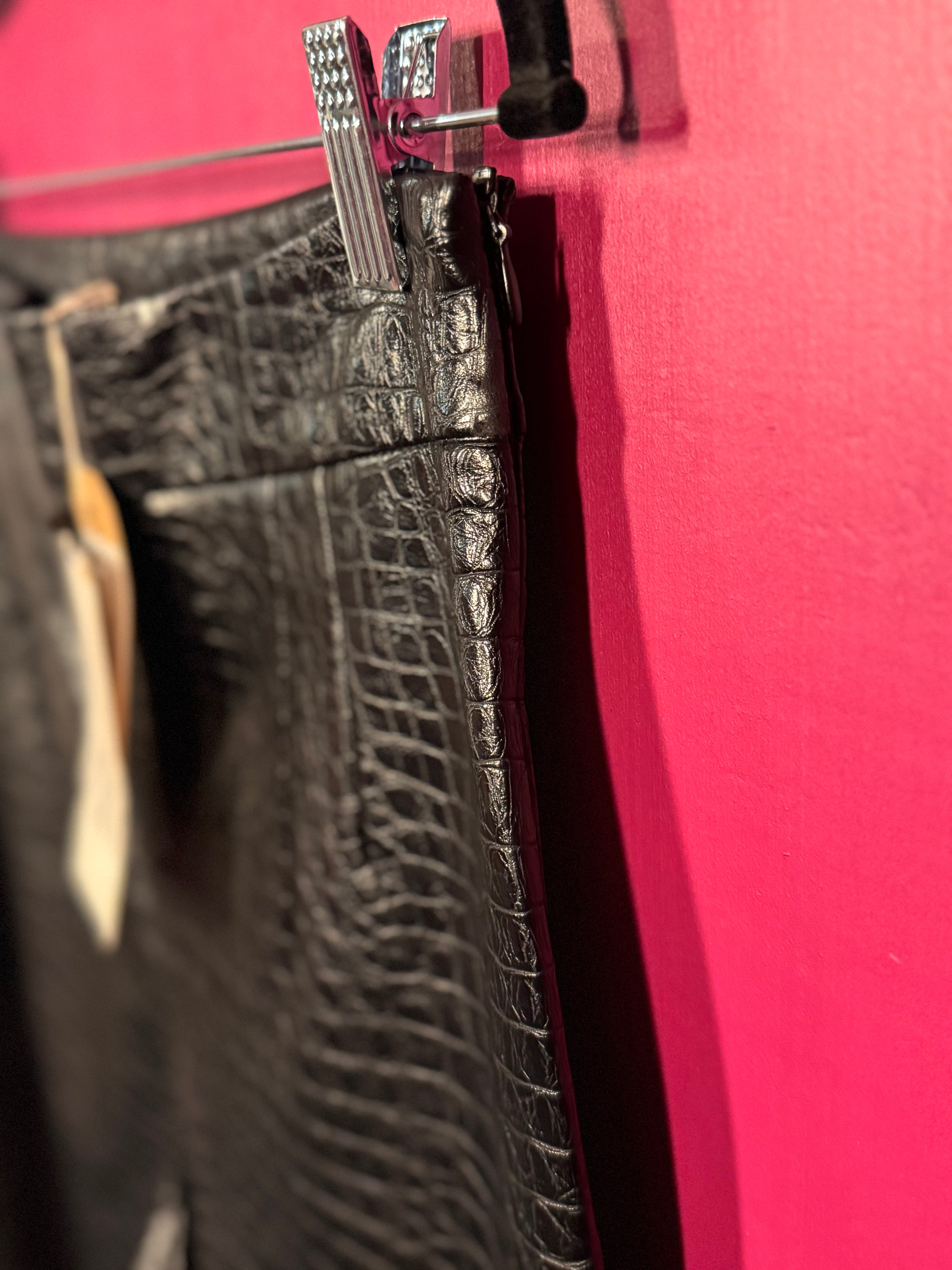 Pantalon noir similicuir