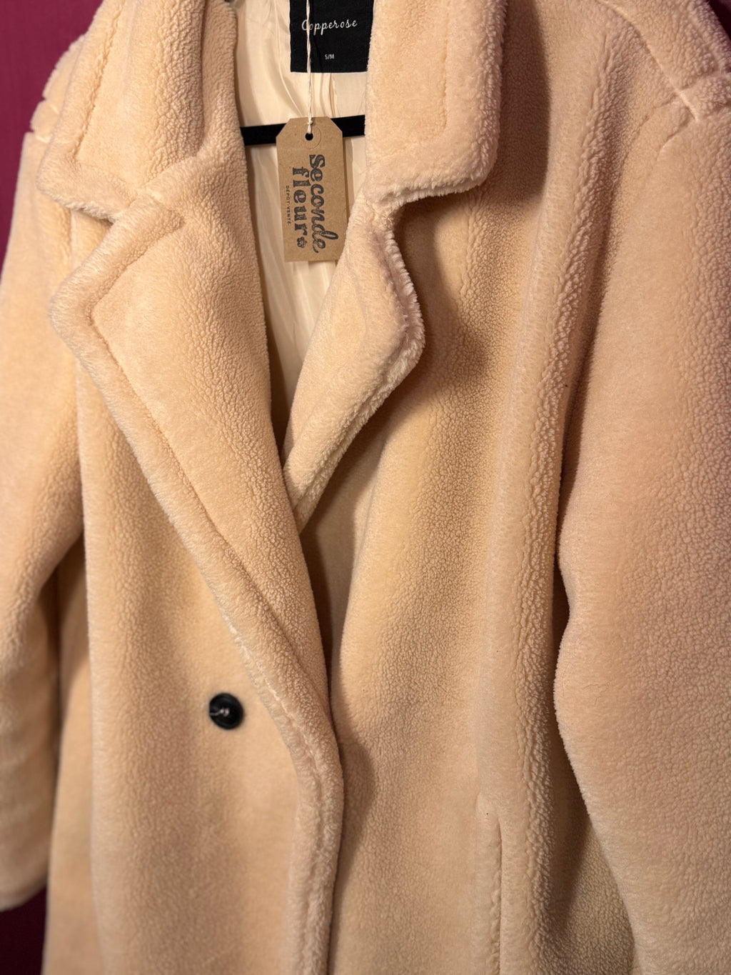 Manteau écru long