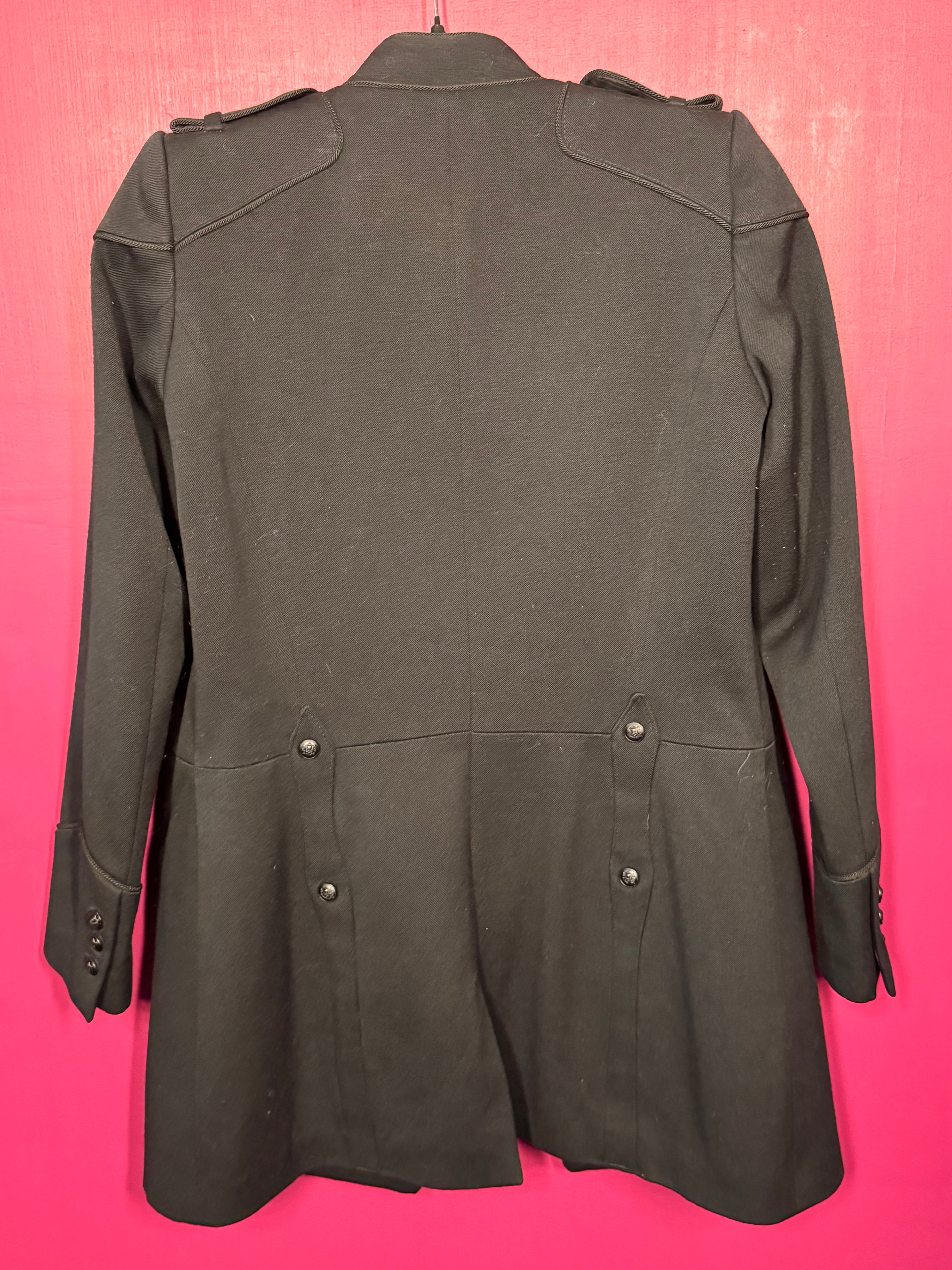 Manteau en laine noir