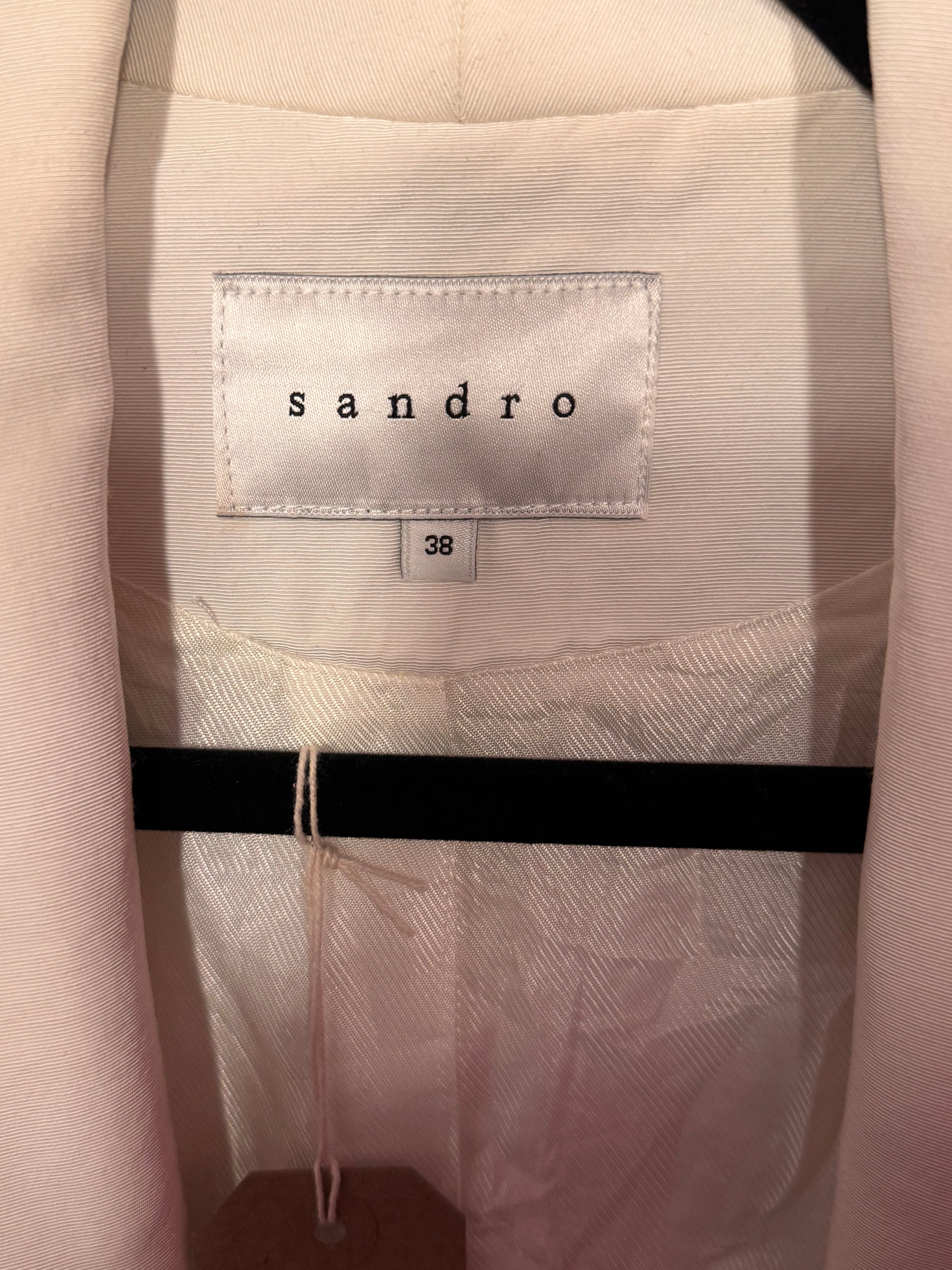 Blazer blanc texturé