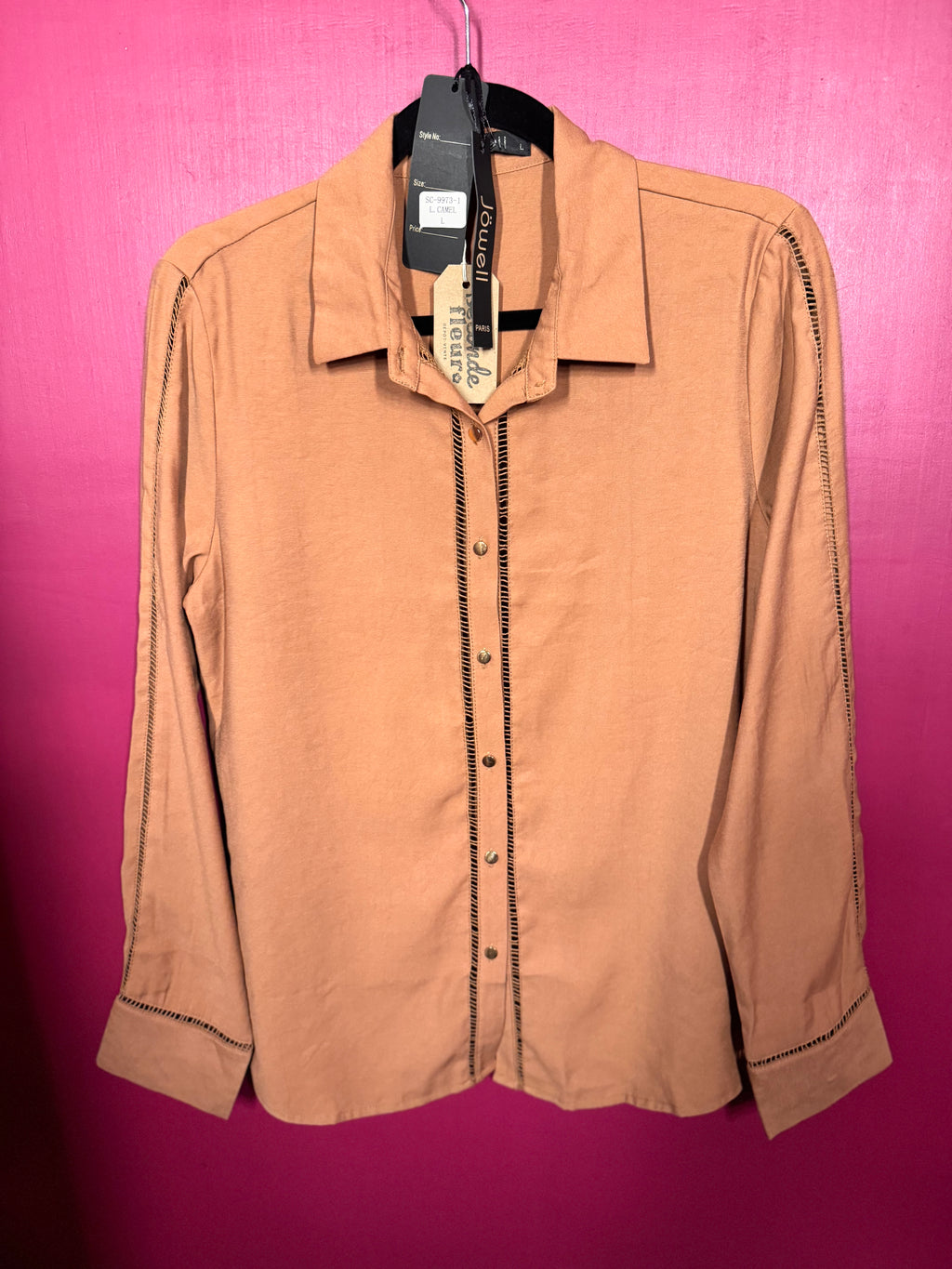 Chemise camel