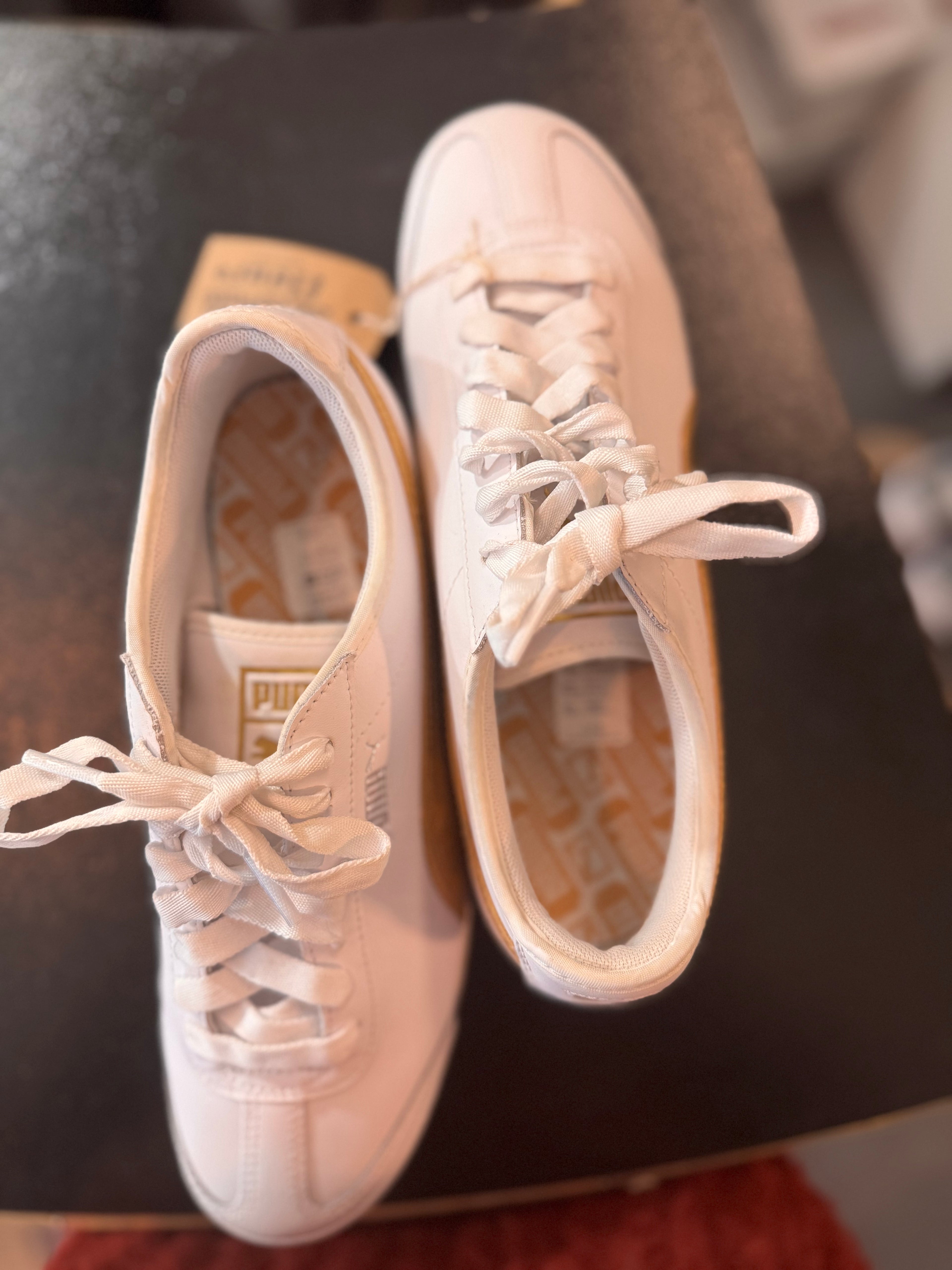 Baskets PUMA plateforme blanches