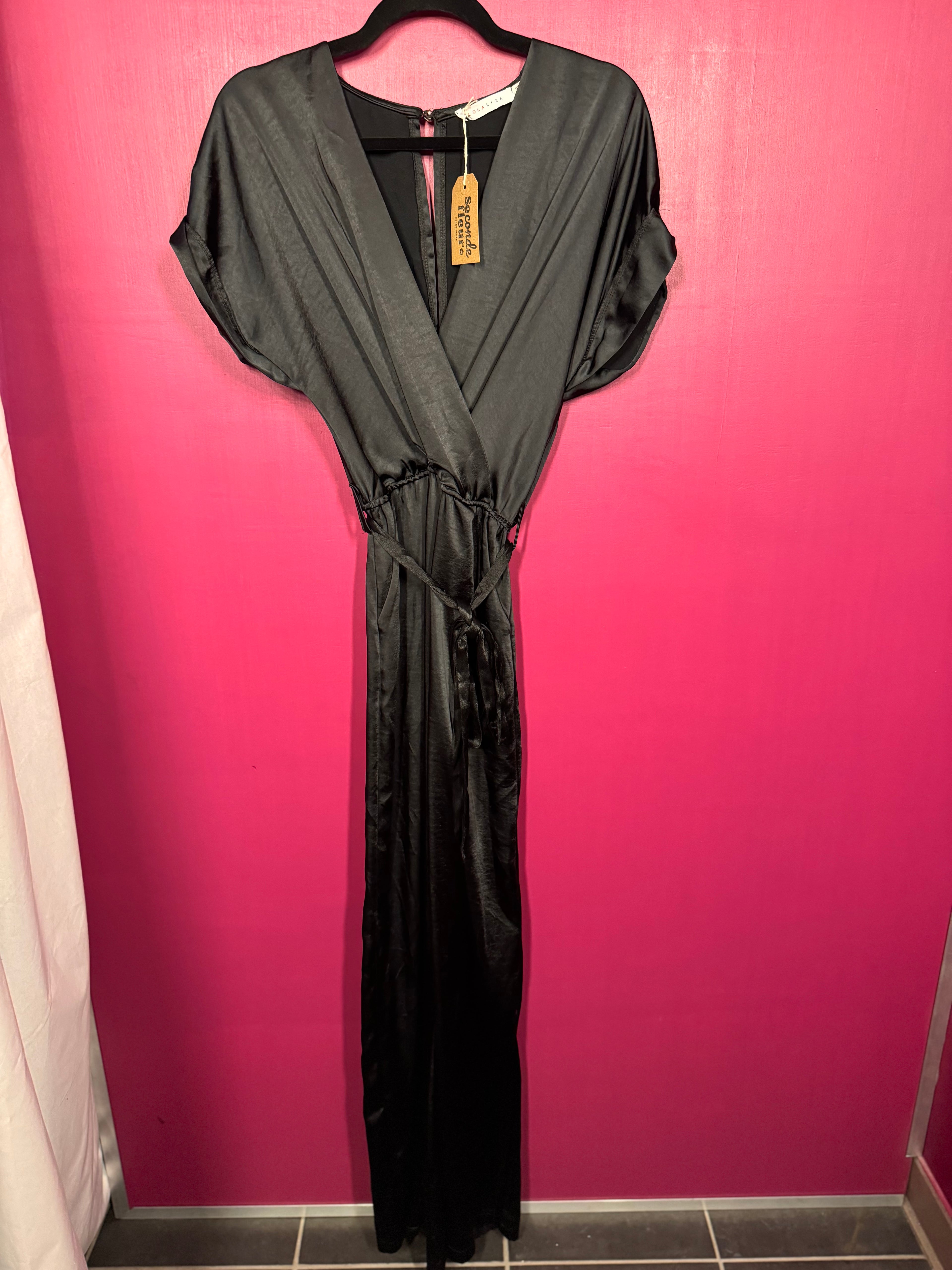 Combinaison à manches courtes noire