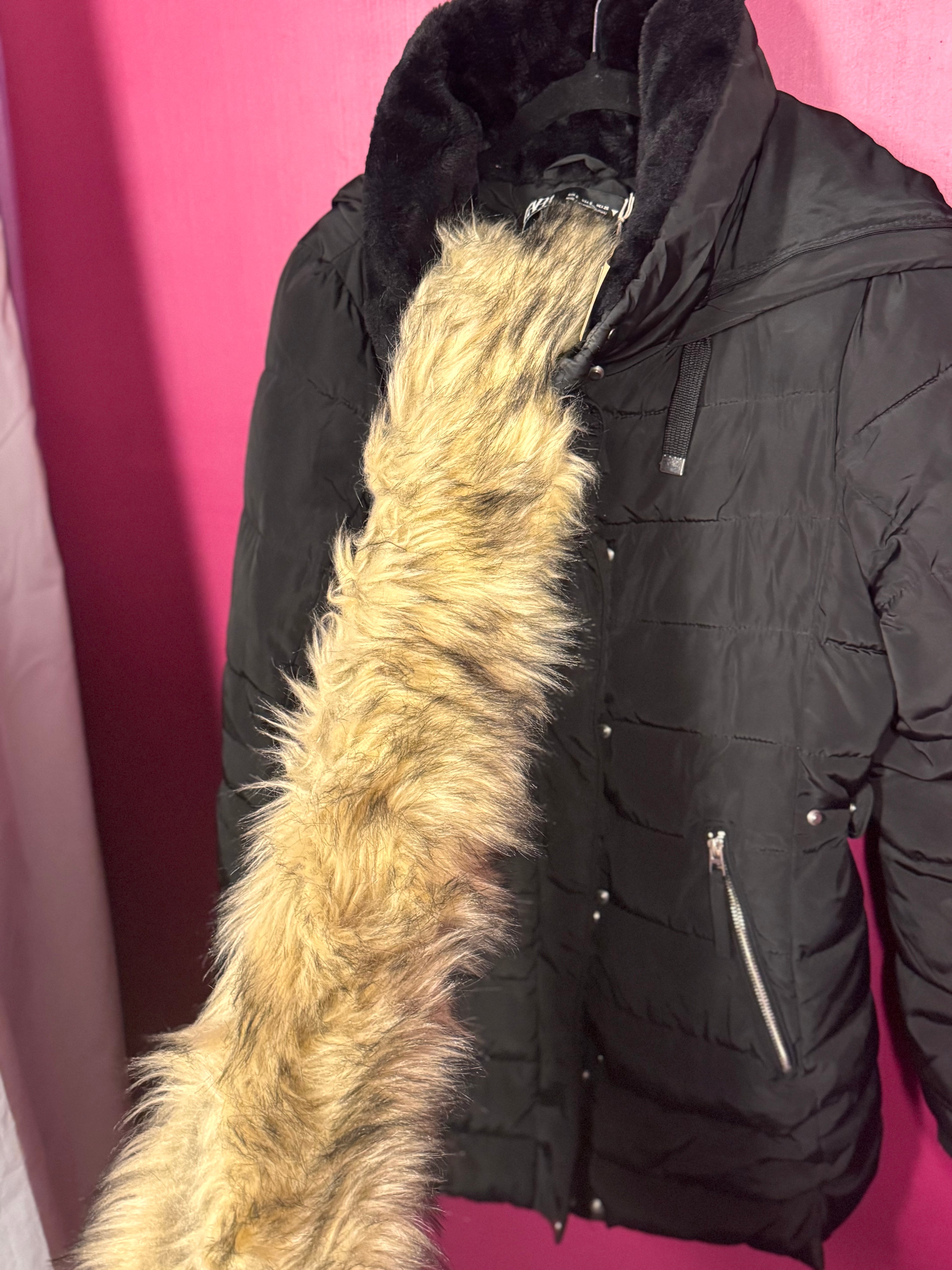 Doudoune longue noire